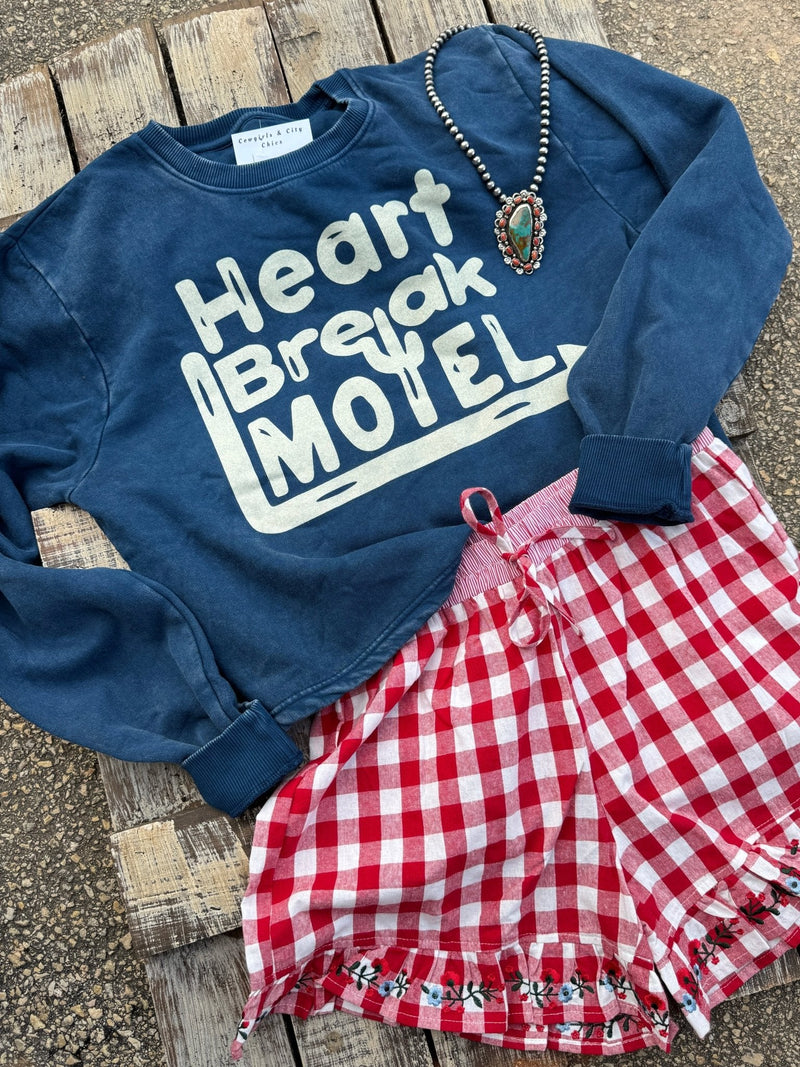 Heart Break Motel Sweatshirt - Cowgirls & City Chics