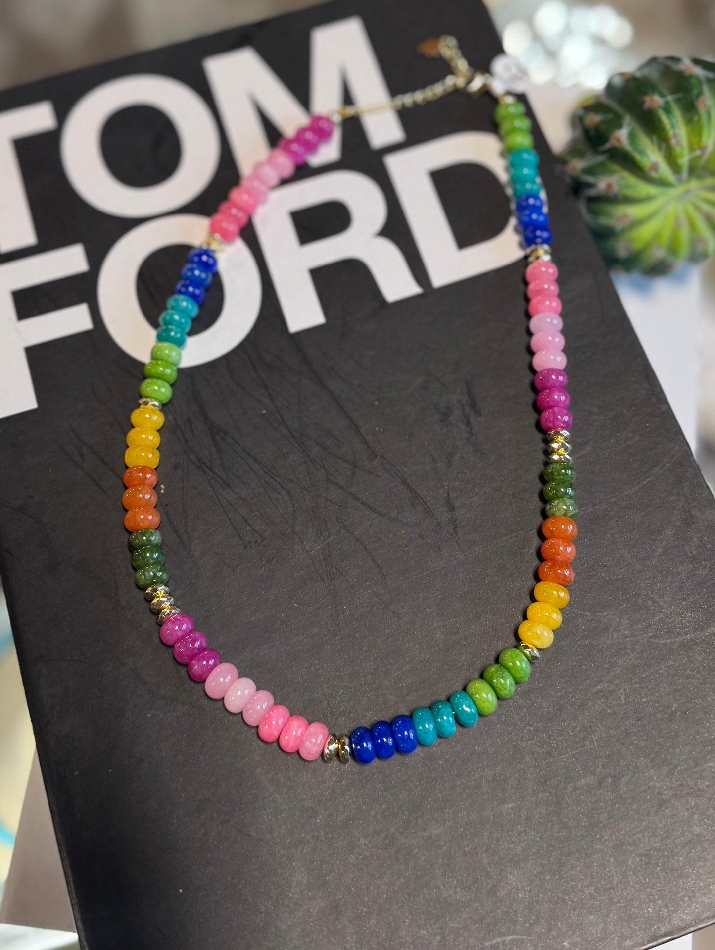 {Summer Breeze} Multi-Color Gemstone Necklace