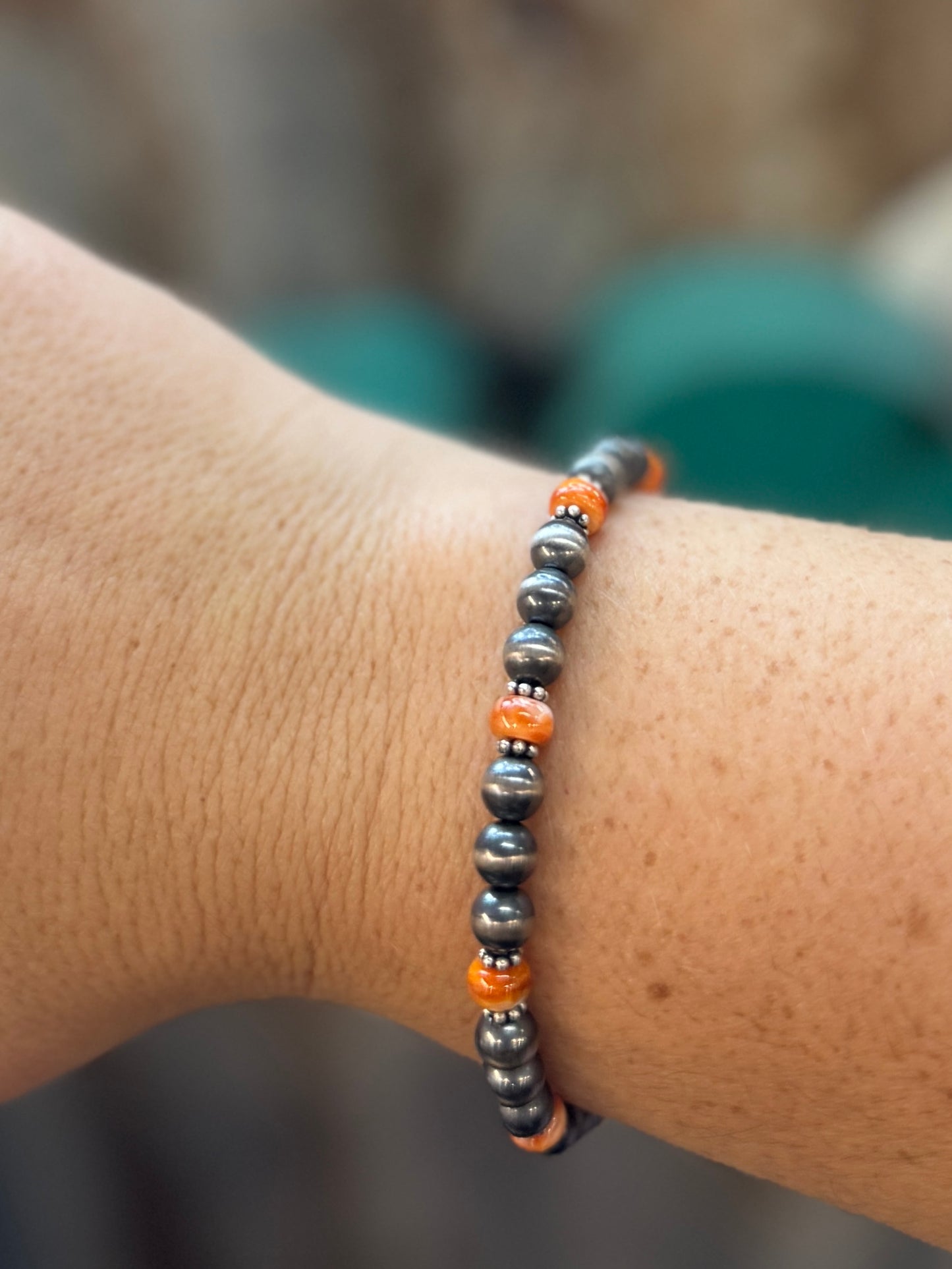 Spiny Oyster Pearl Bracelet