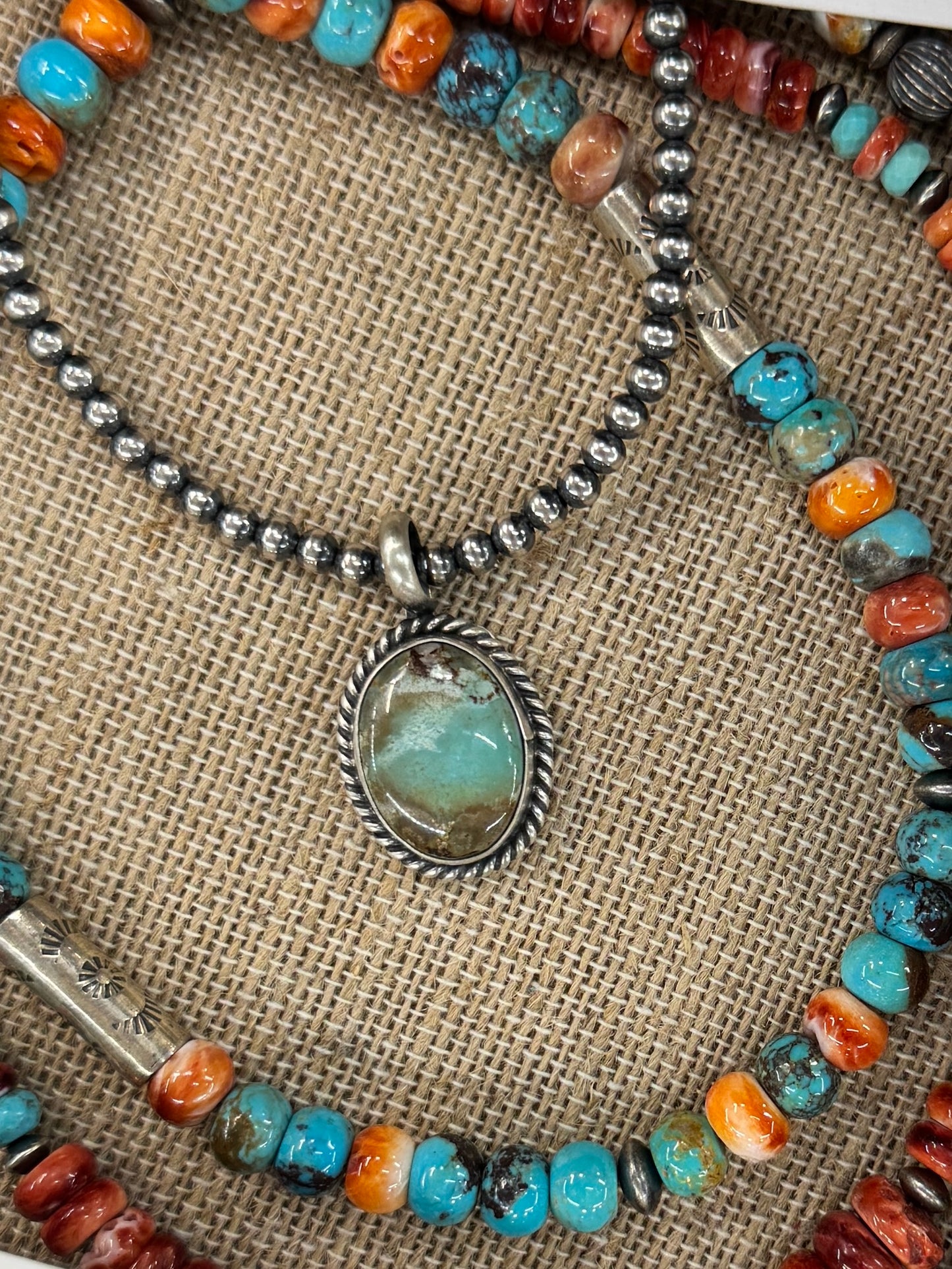 Golden Hills Silver Pendent