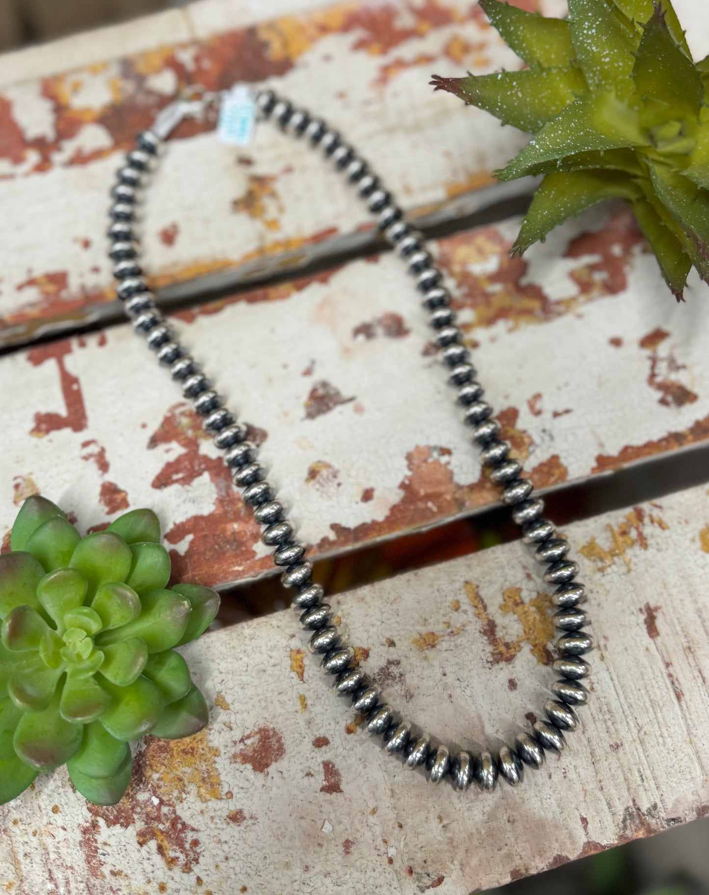{Vegas} 10mm Sterling Spacer Necklace
