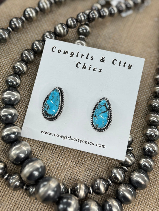 {Galveston} Kingman Stud Earrings