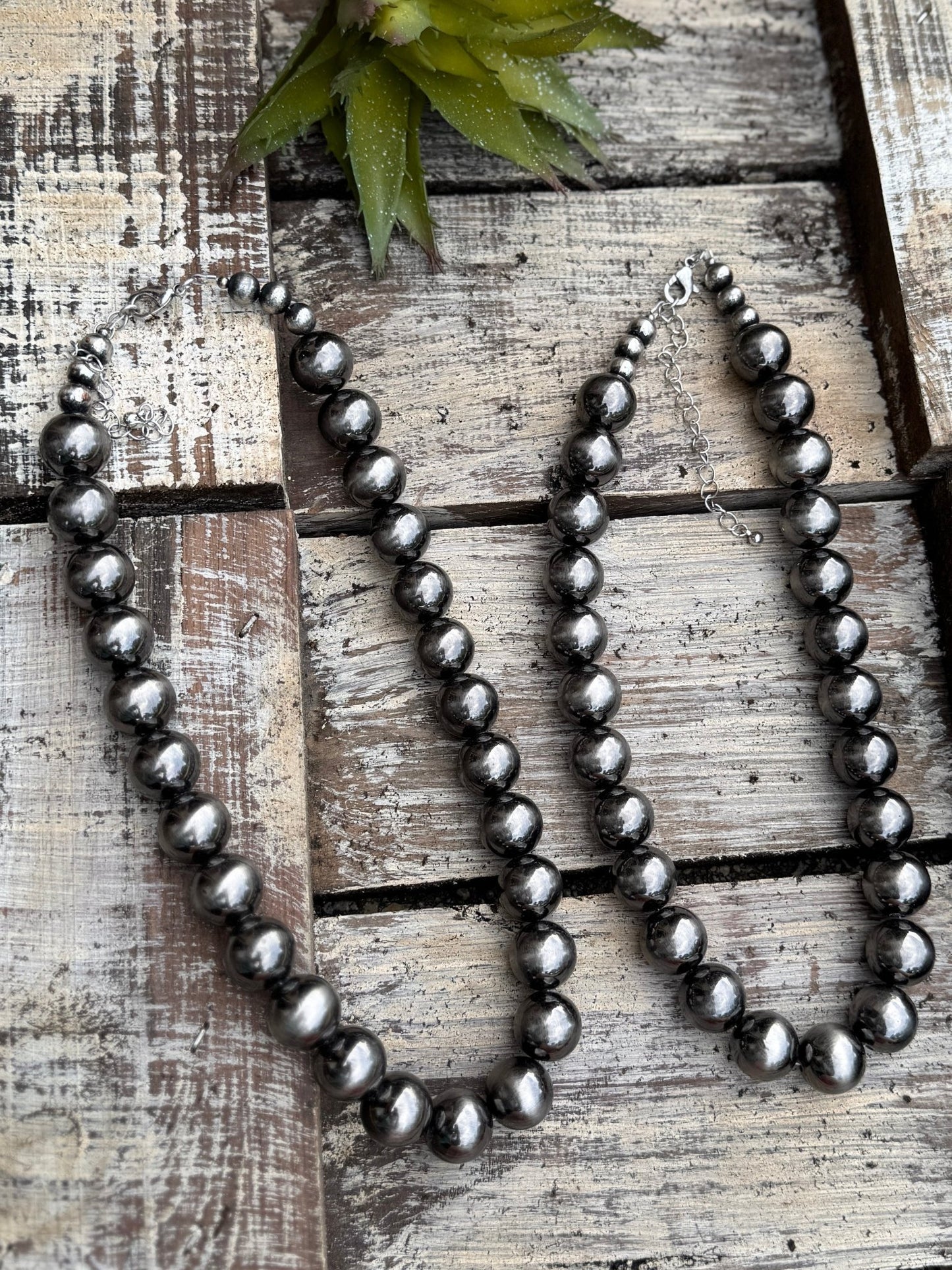 14mm Faux Pearl Necklace - Cowgirls & City Chics