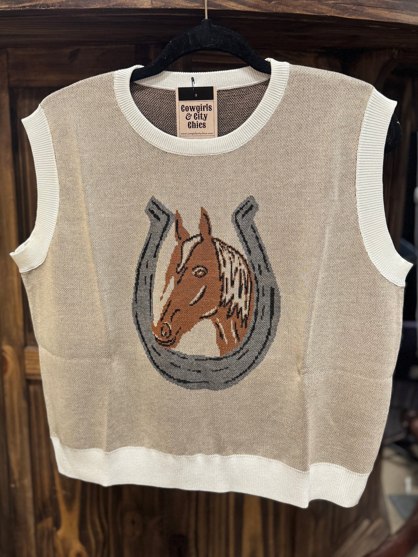 {Stable} Light Weight Knit Sweater Vest