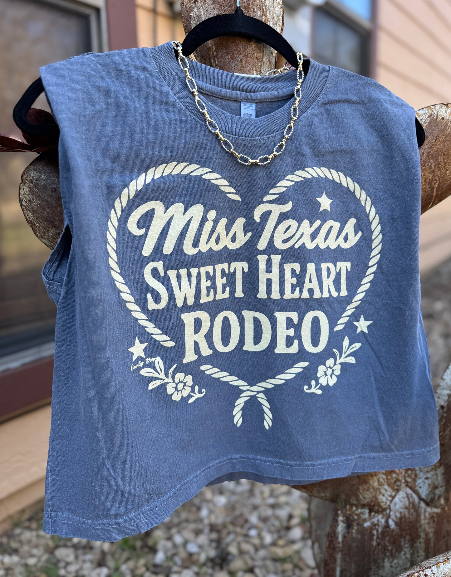 TX Sweetheart Rodeo Muscle Tank