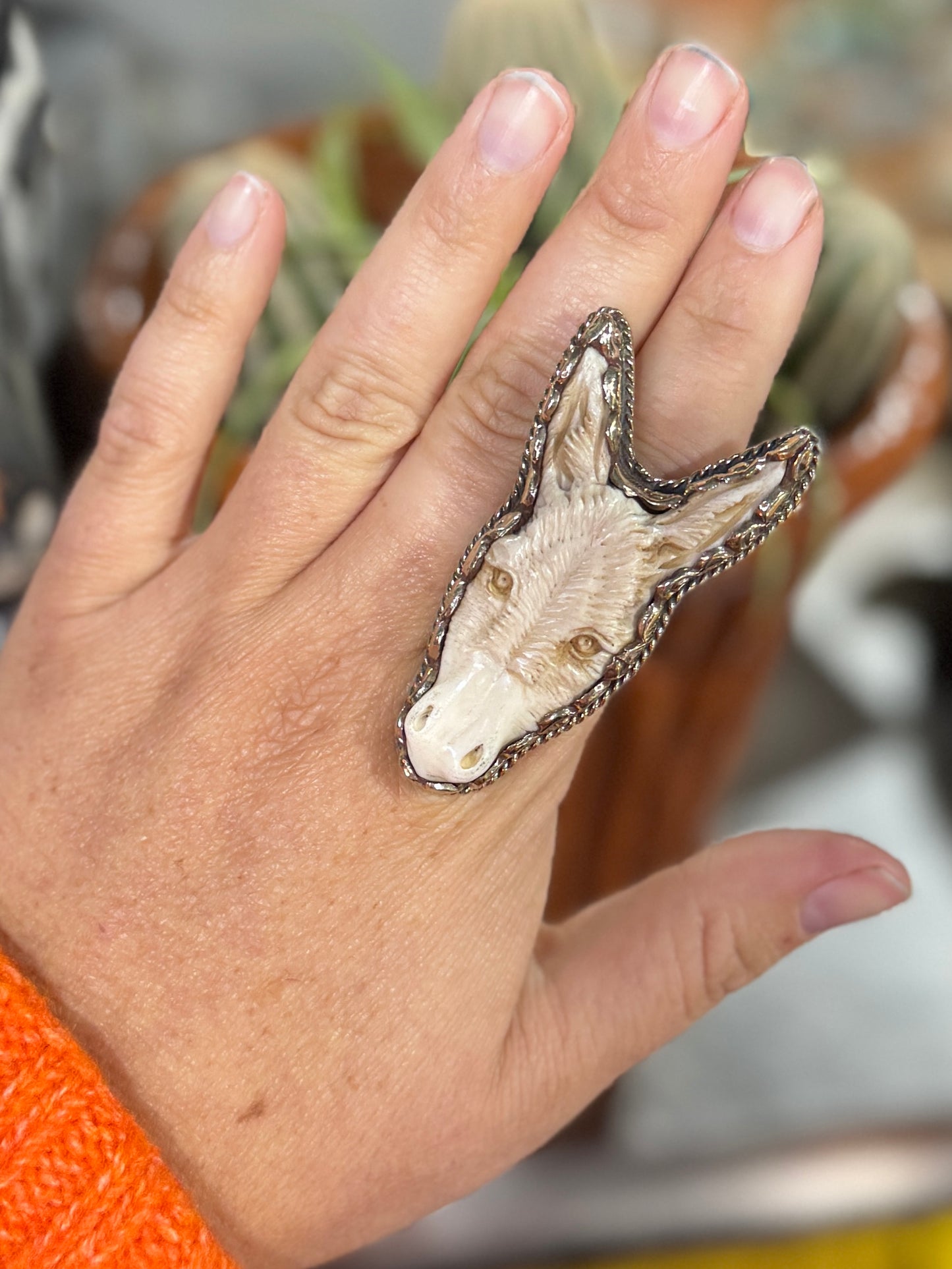 Mule Bone Ring