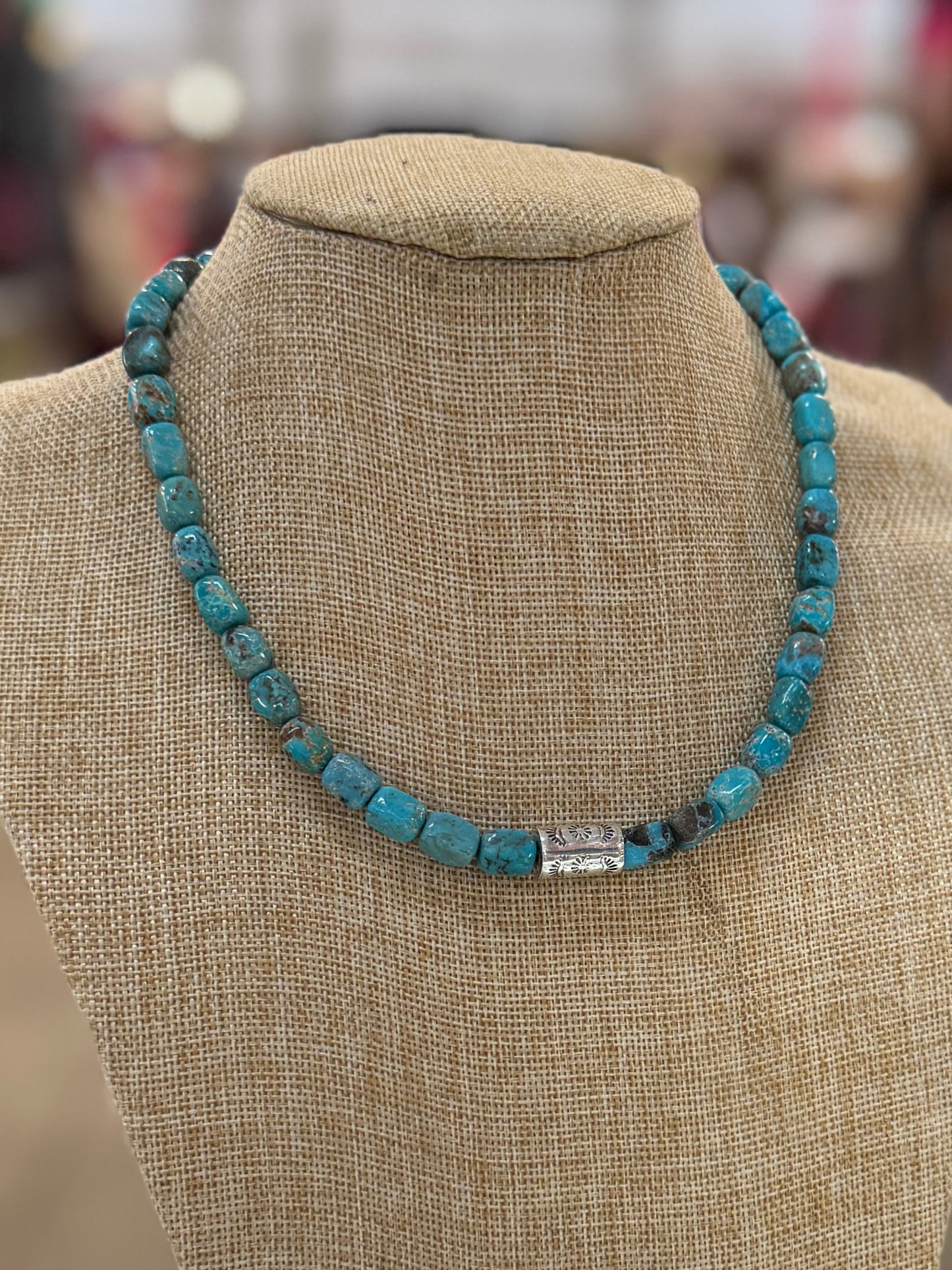 {Cabo} Kingman Beaded Necklace