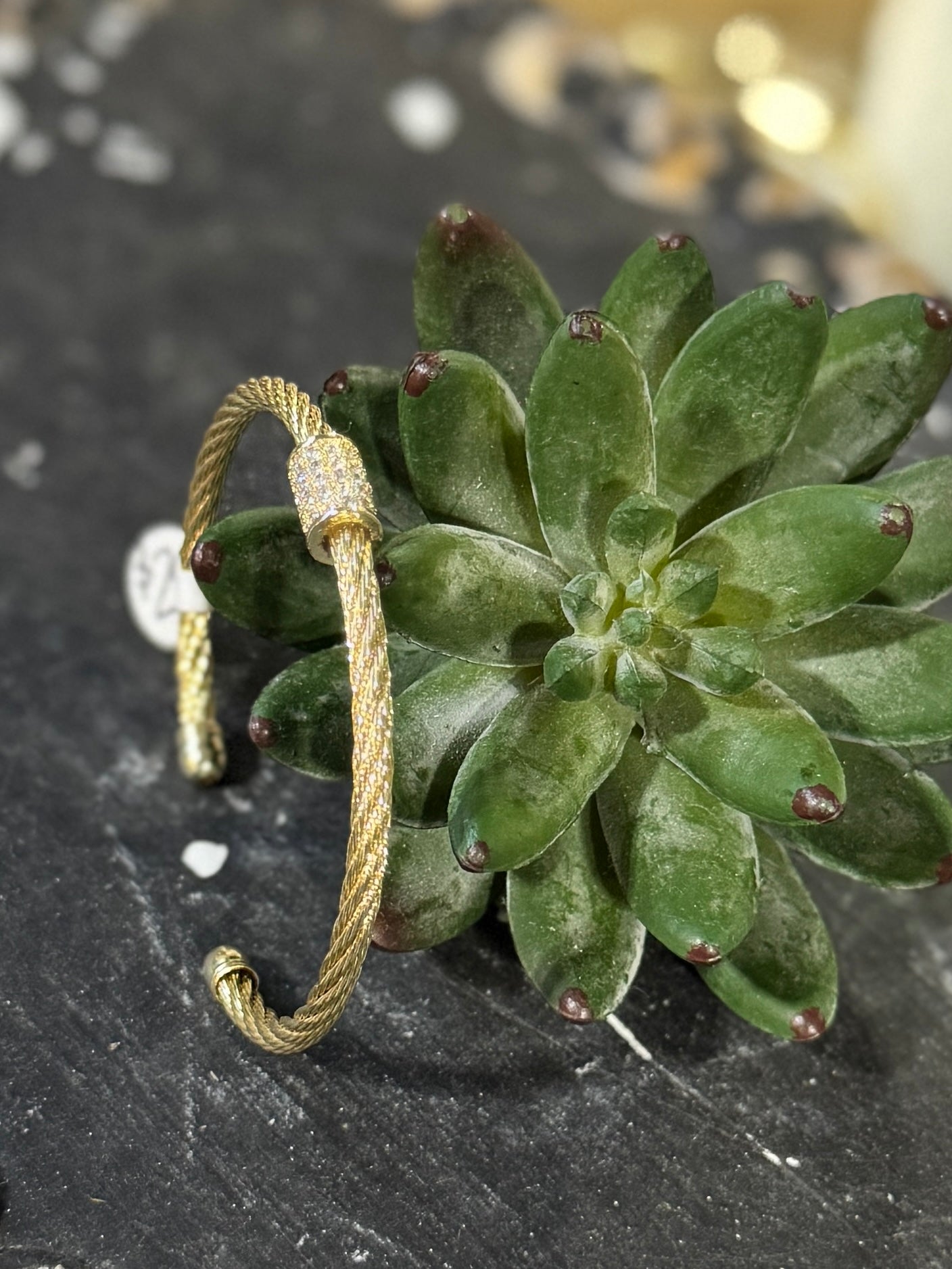 Gold Sparkly Cuff