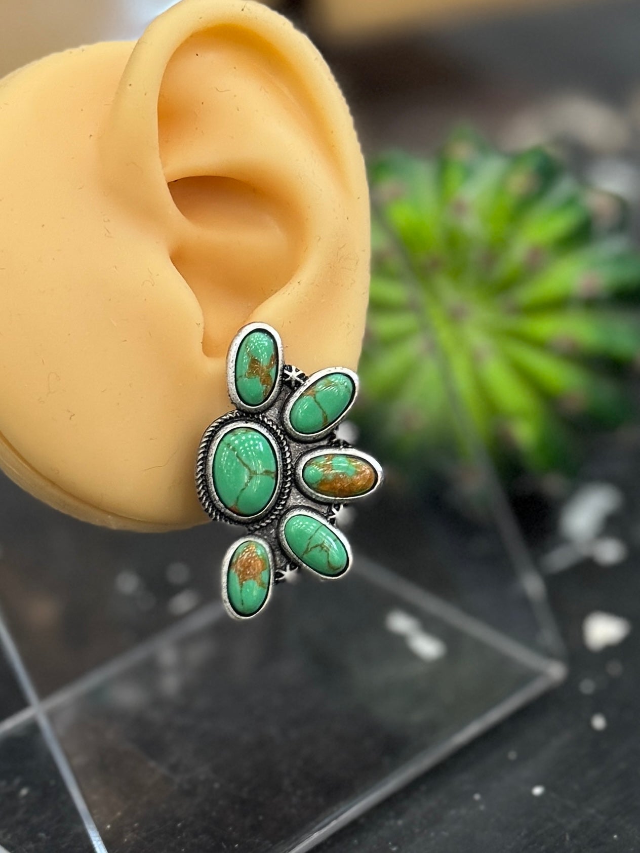 Southwest {Green} Earrings