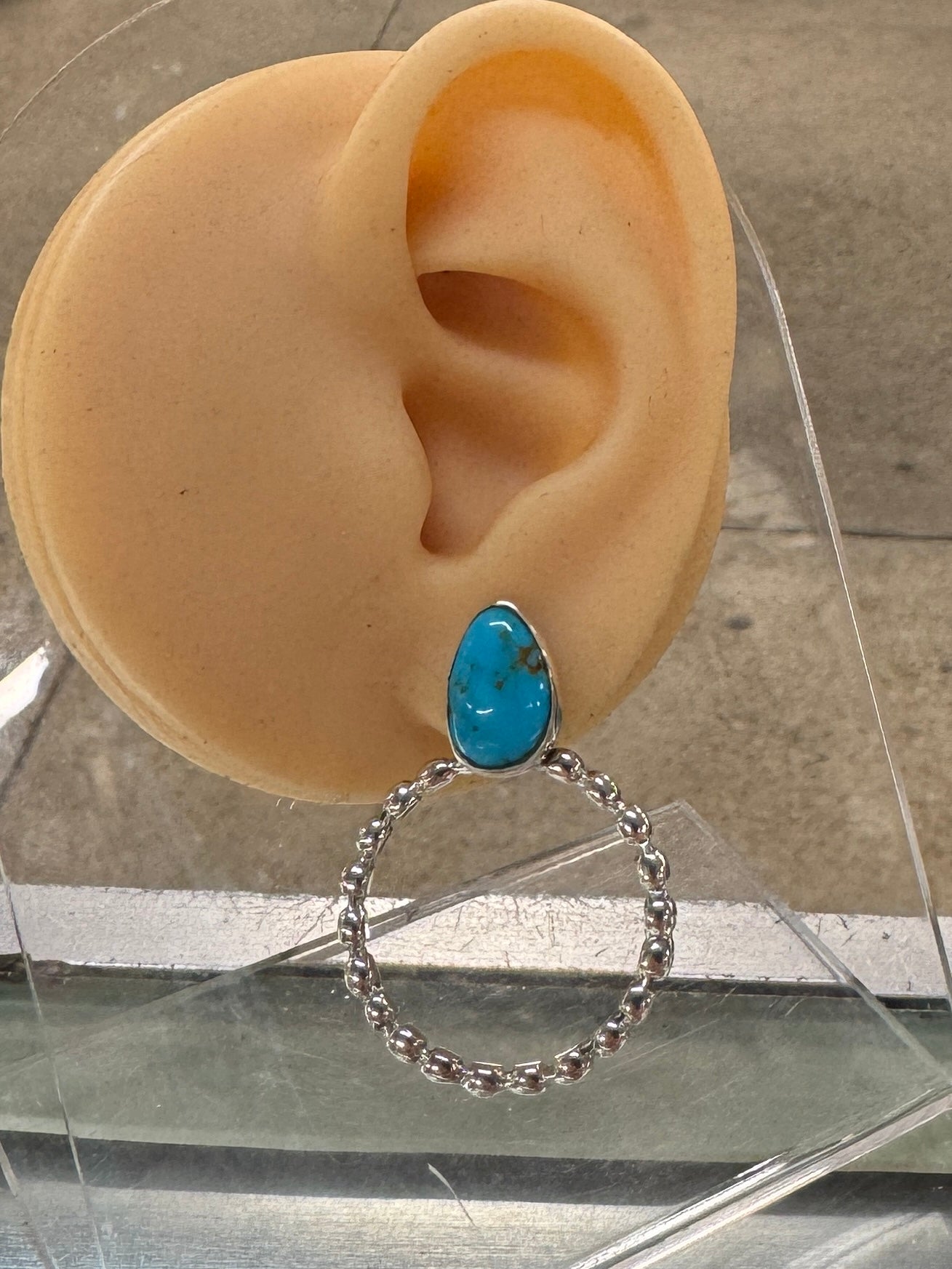 Kingman Stud Hoop Earrings