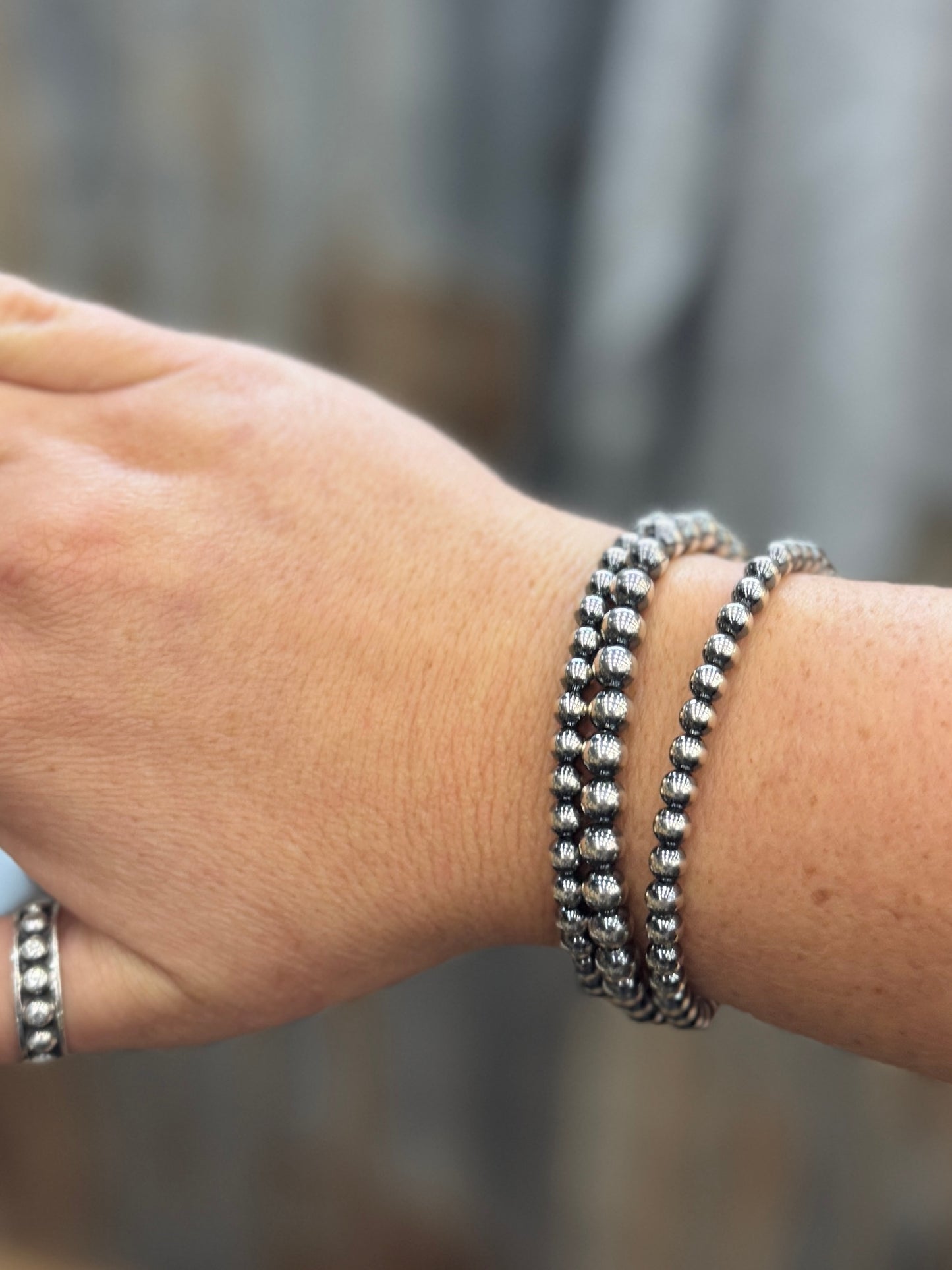 Triple Stack Pearl Bracelet Set