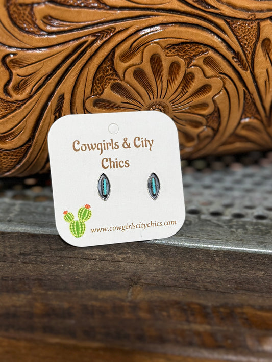 Zuni Turquoise Studs