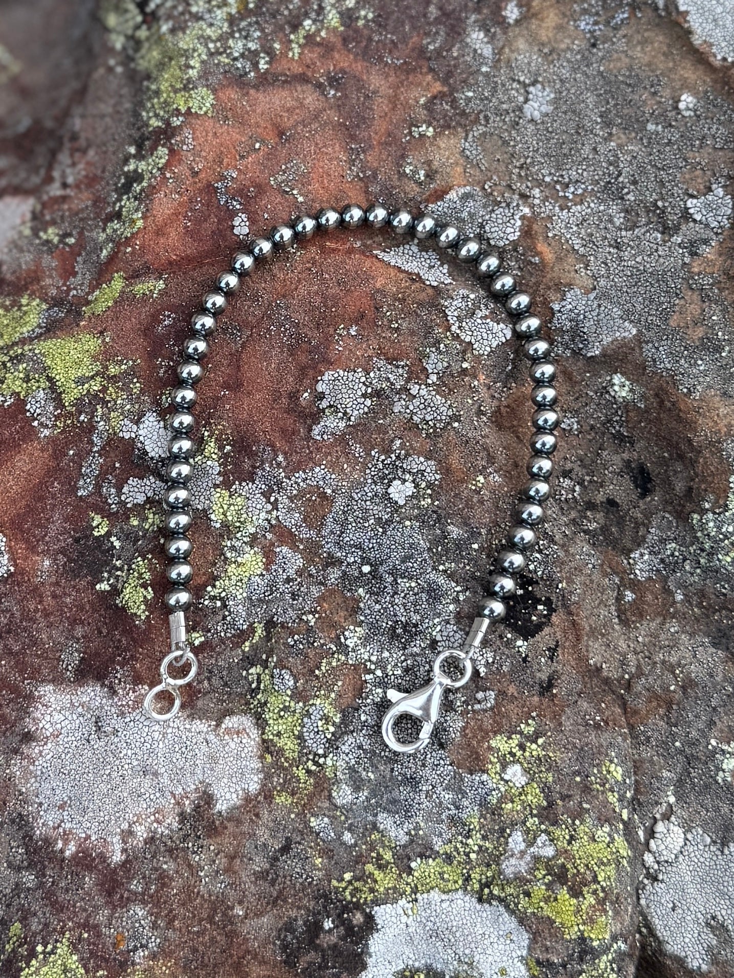 4mm Sterling Silver Pearl Bracelet - Cowgirls & City Chics
