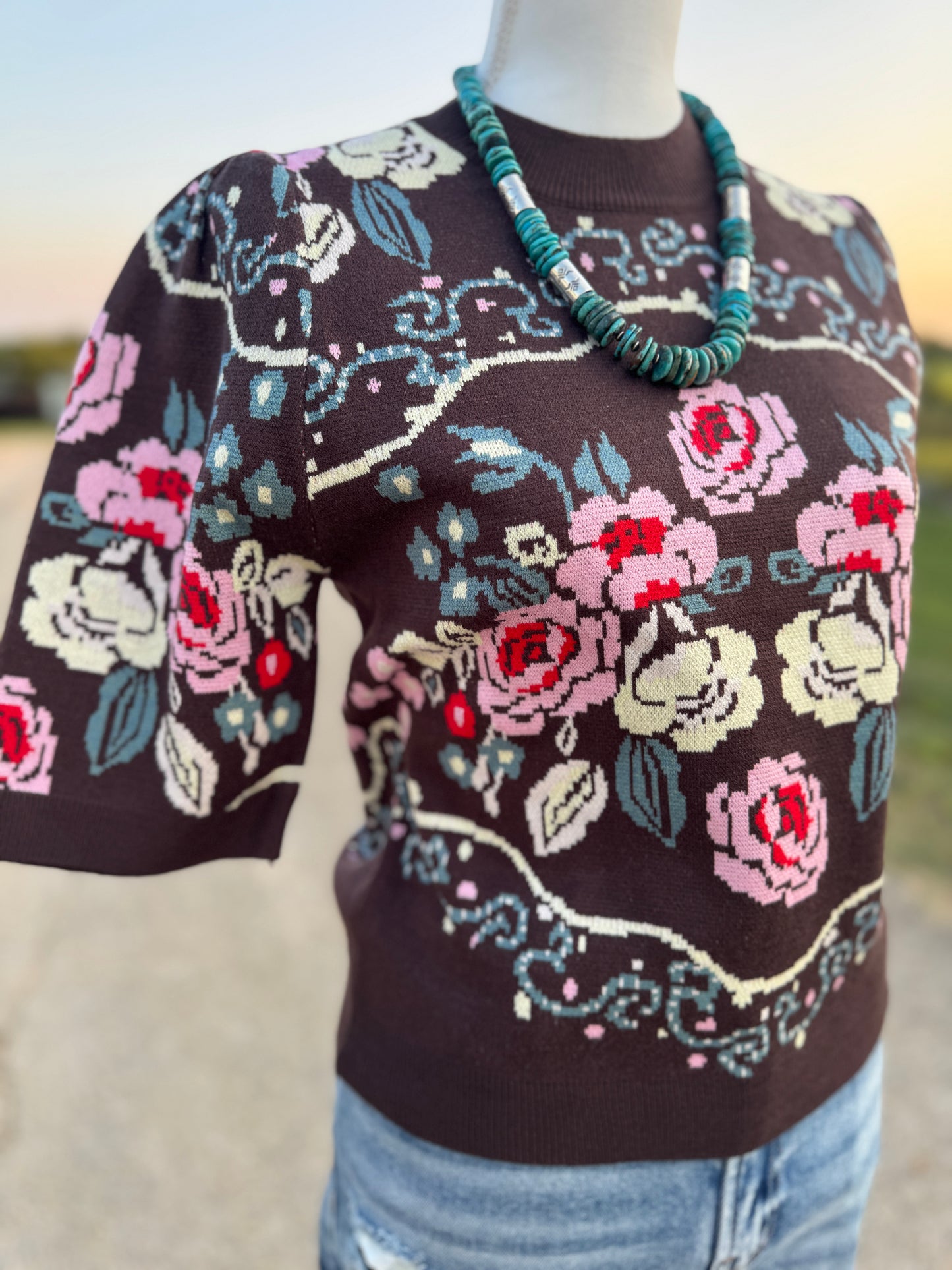 {Quincey} Floral Top