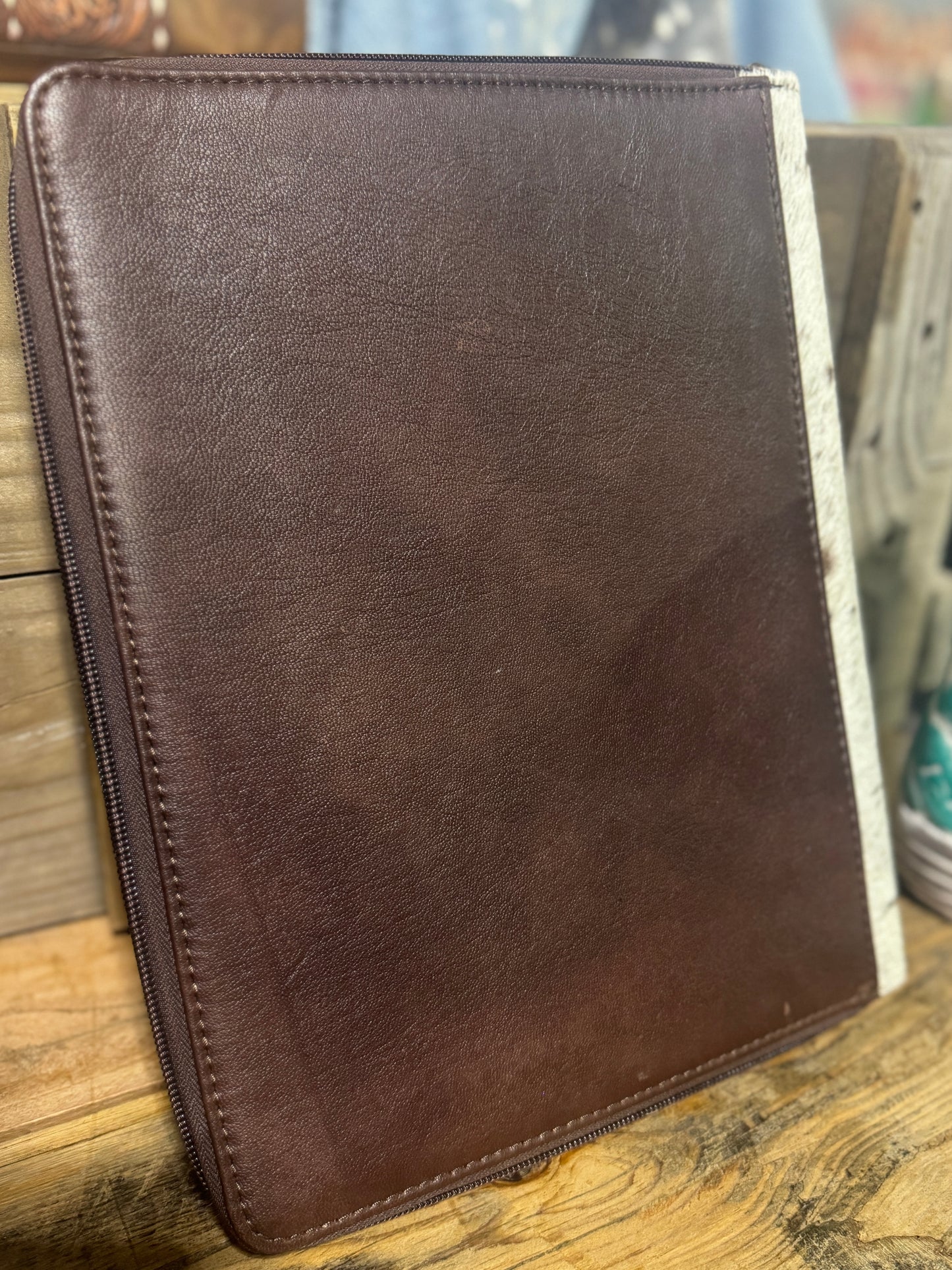 Full Cowhide Leather Folder