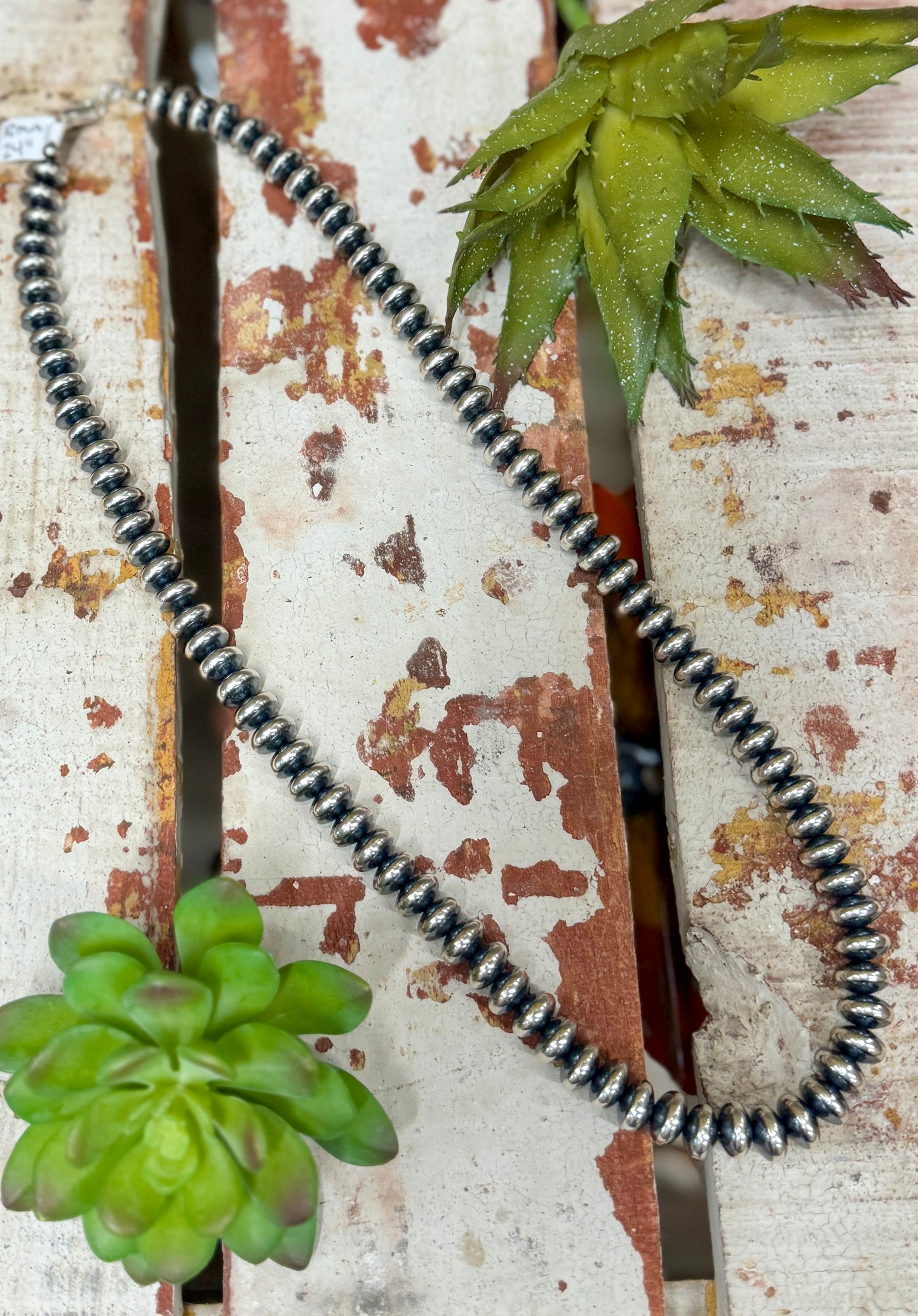 {Vegas} 10mm Sterling Spacer Necklace