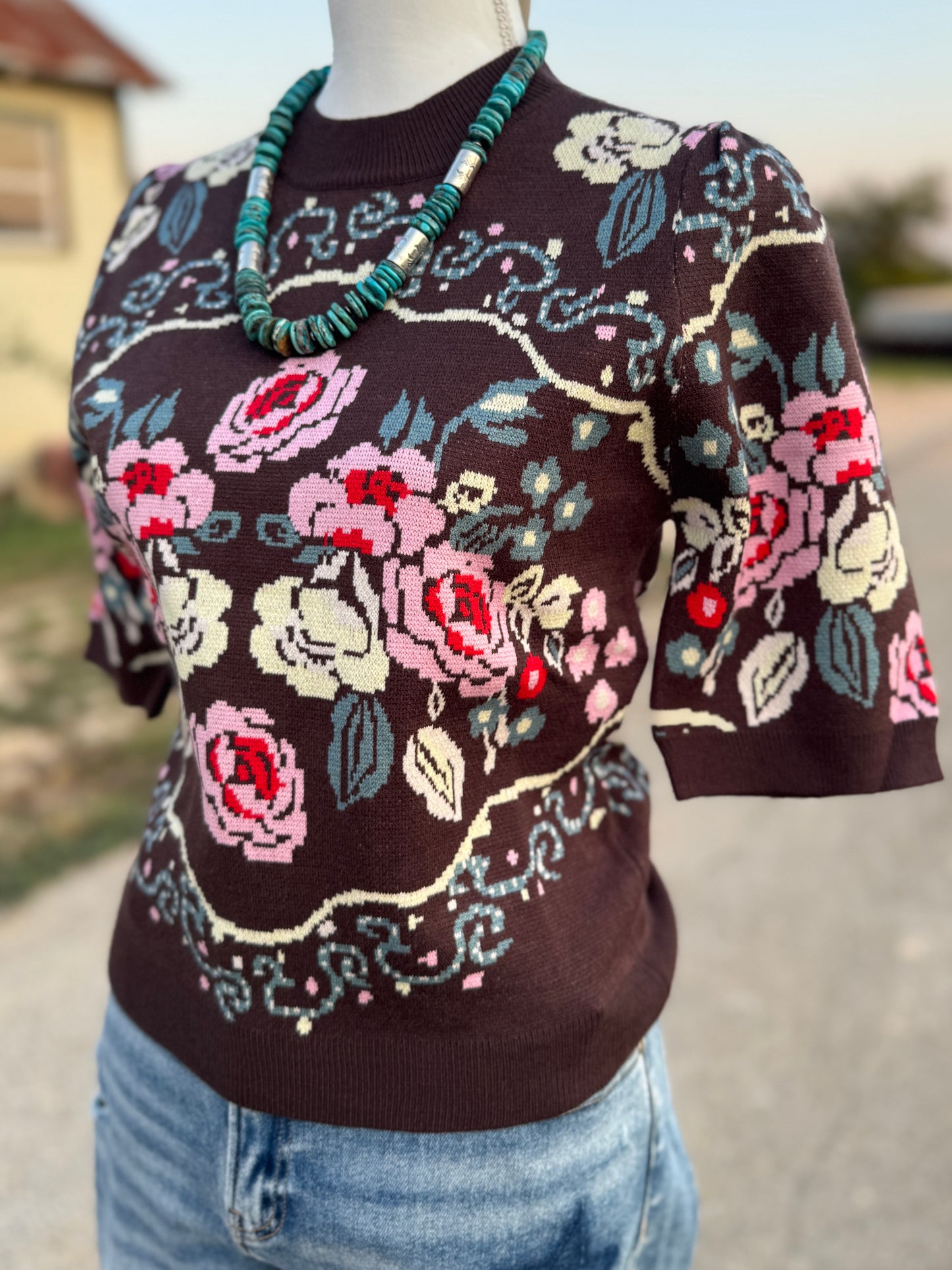 {Quincey} Floral Top