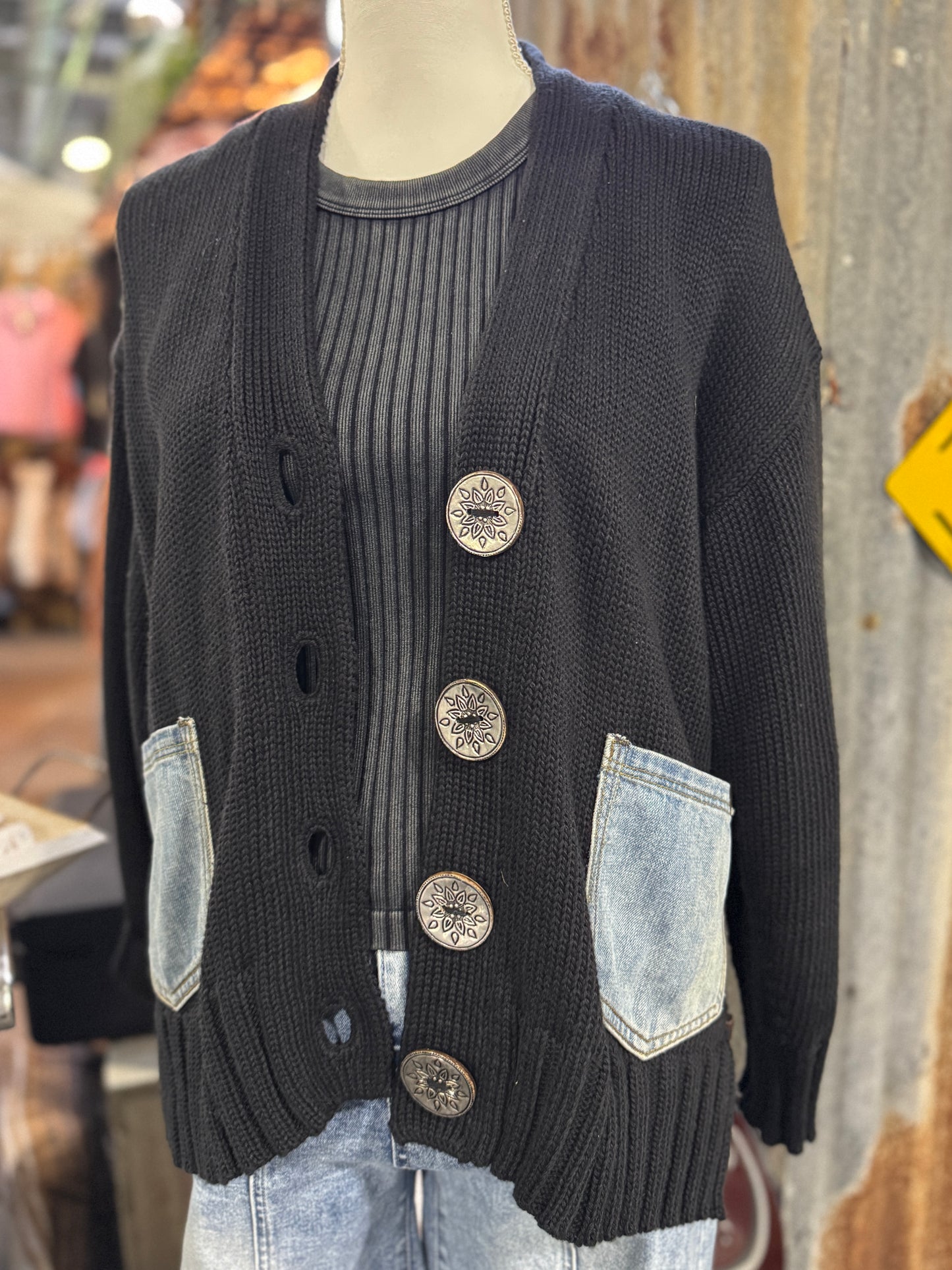 Up-Cycled Beatles Cardigan