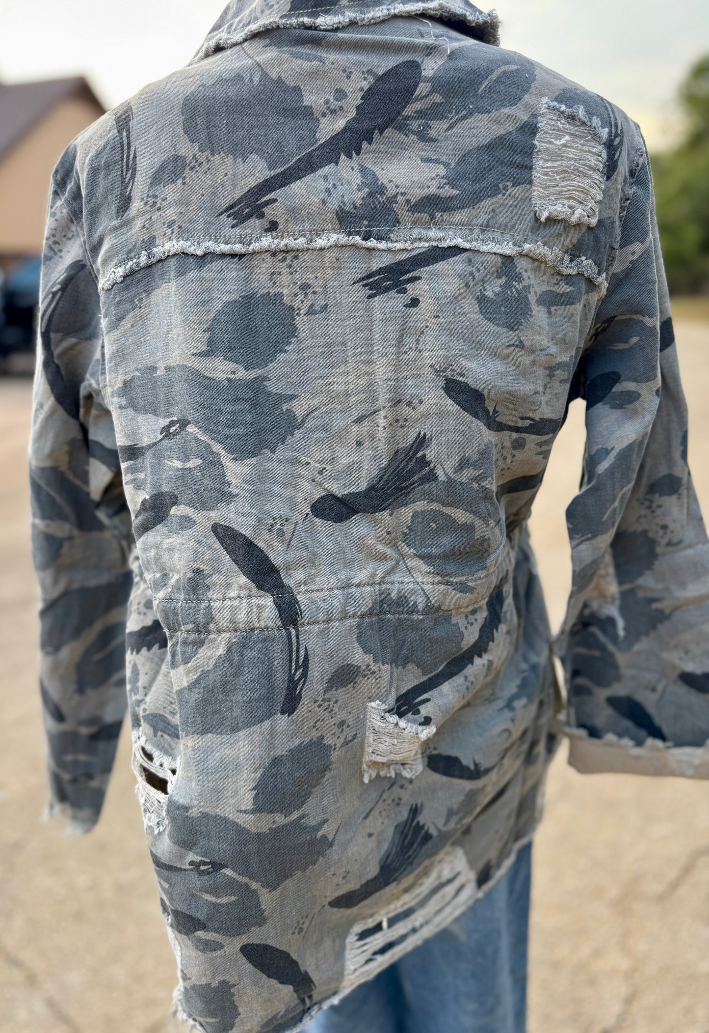 {Sweet Camo Twill} Jacket