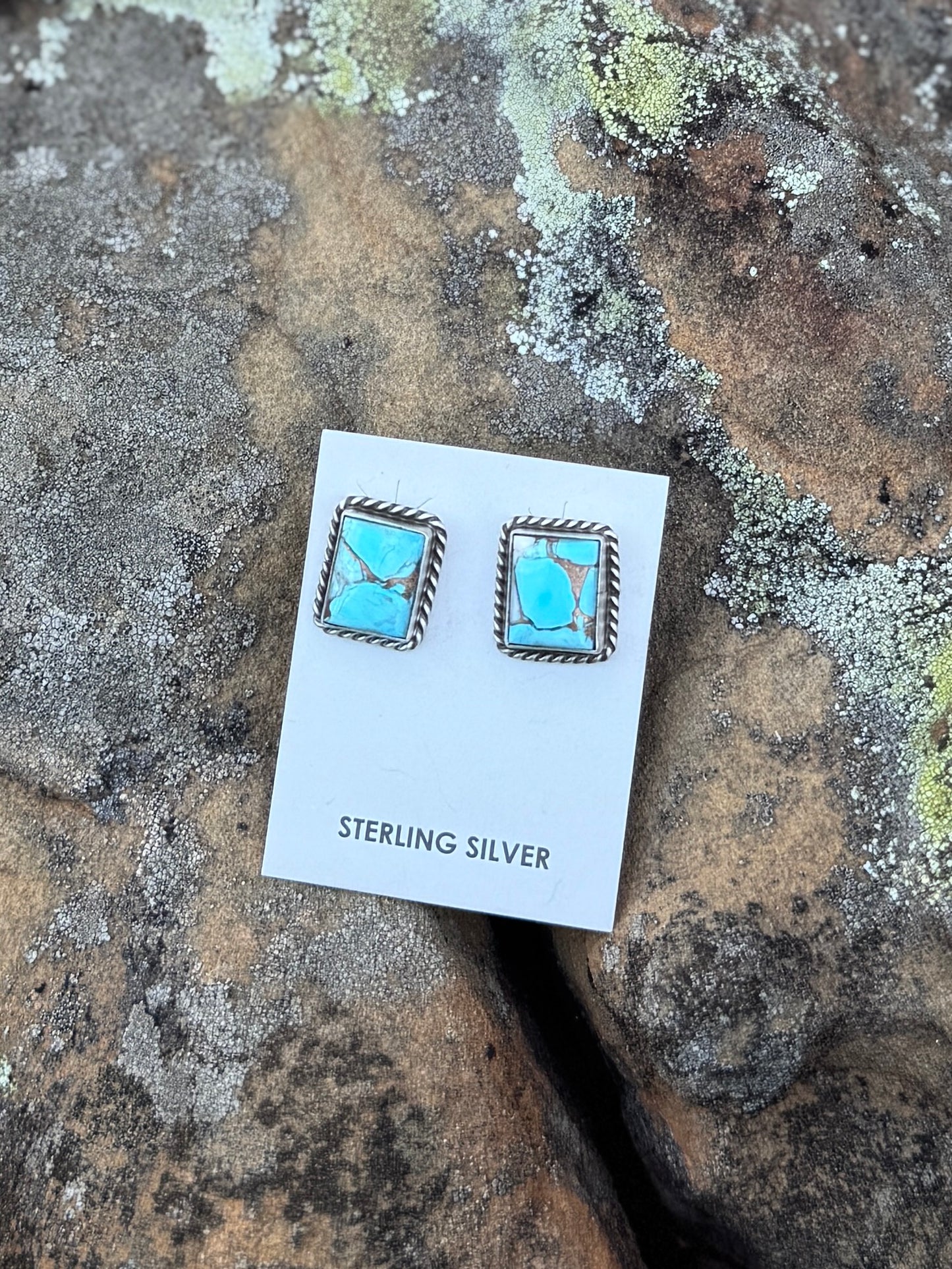Kingman Krush Square Earrings