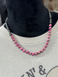 {Bubble Gum} Layered Pearl Necklace