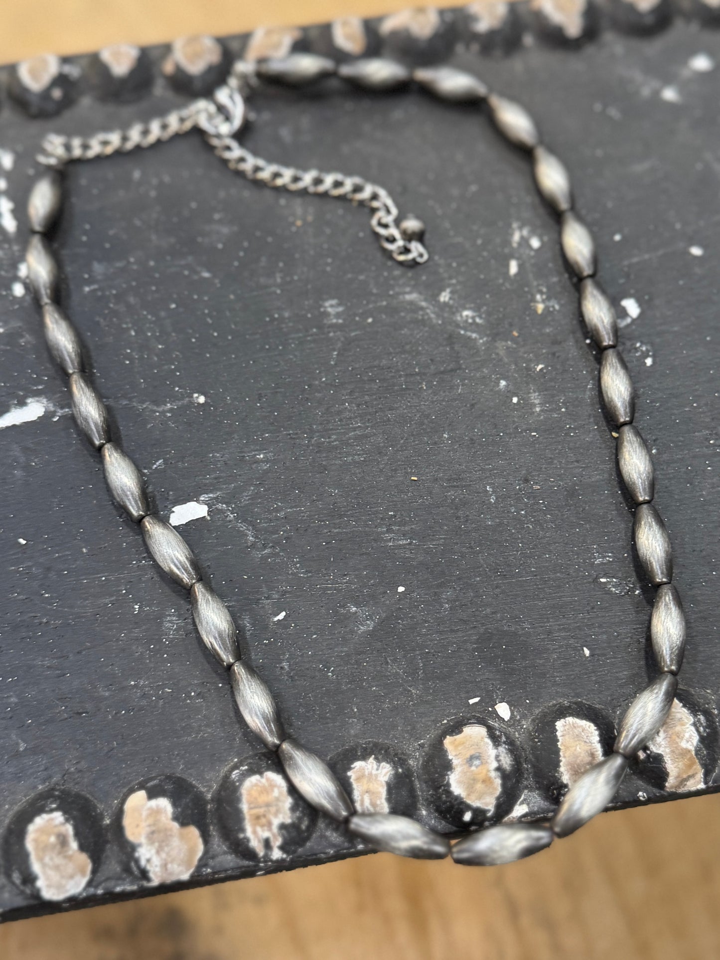 {Houston} Solid Barrel Necklace