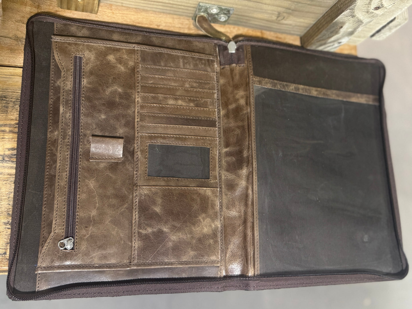 Cowhide Buck-stitch Folder