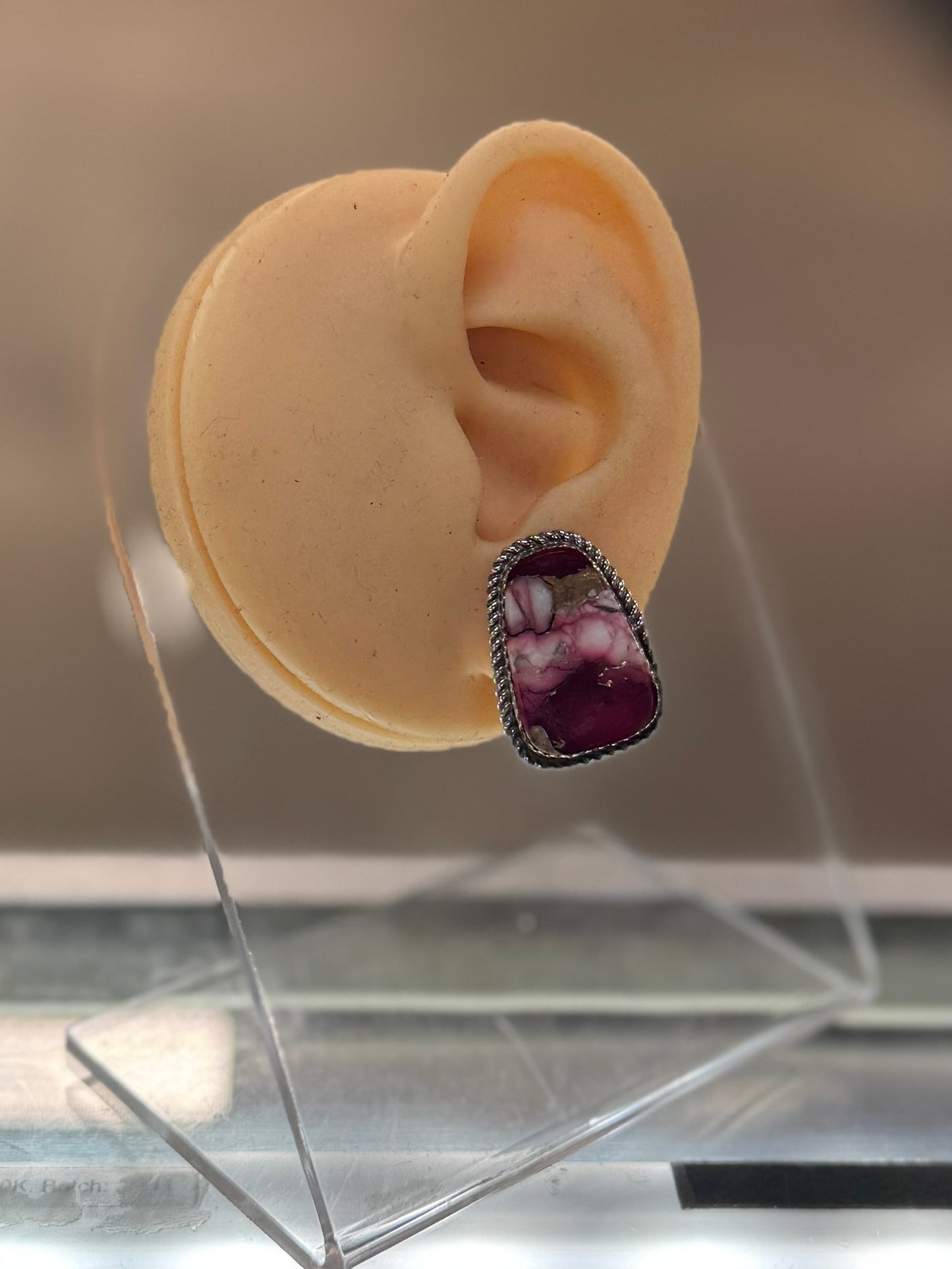 Dahlia Rose Stud Earring