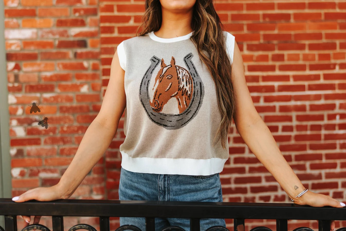 {Stable} Light Weight Knit Sweater Vest