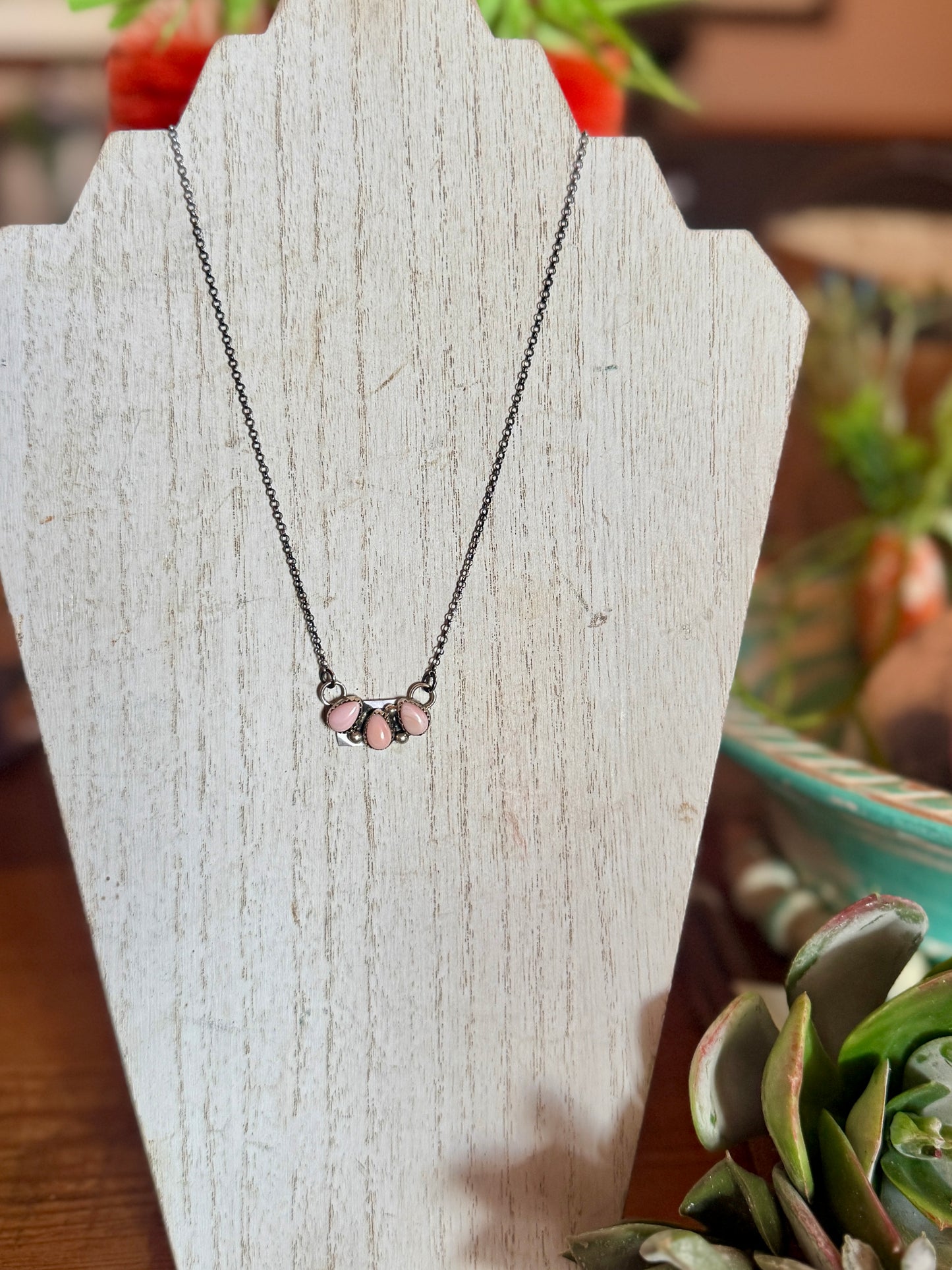 Conch Triple Drop Necklace