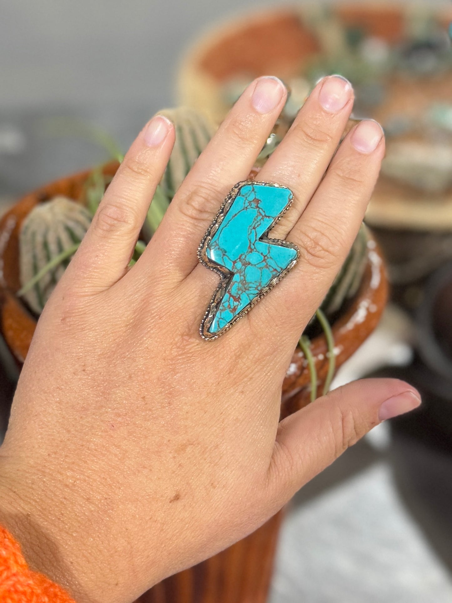 Turquoise Bolt Ring