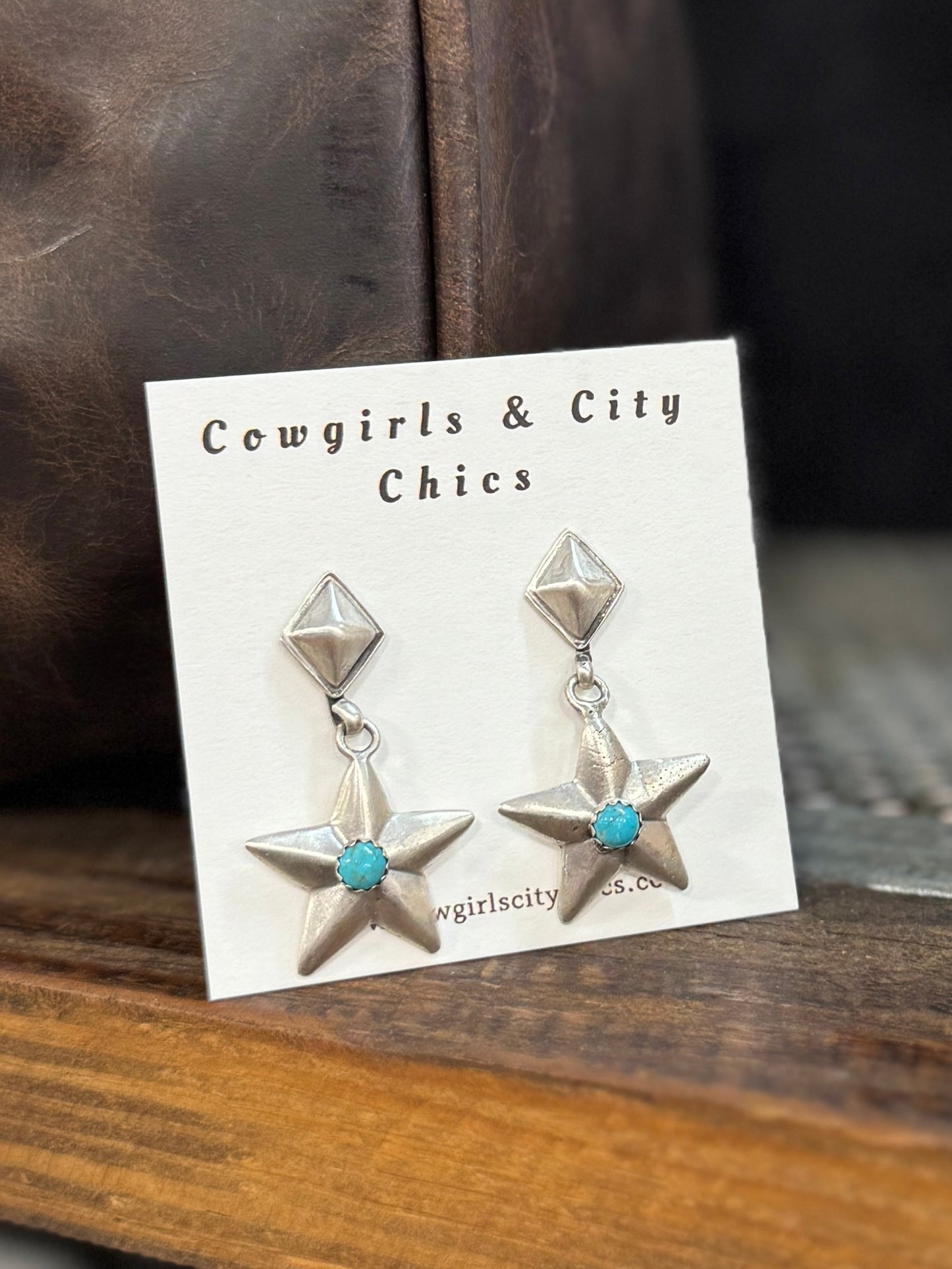 Sterling Star Post Earrings