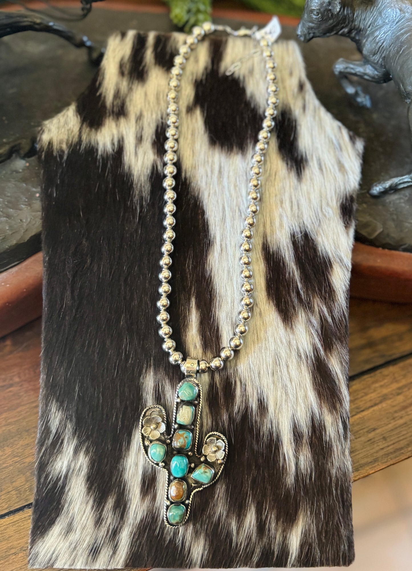 Kingman Cactus Necklace