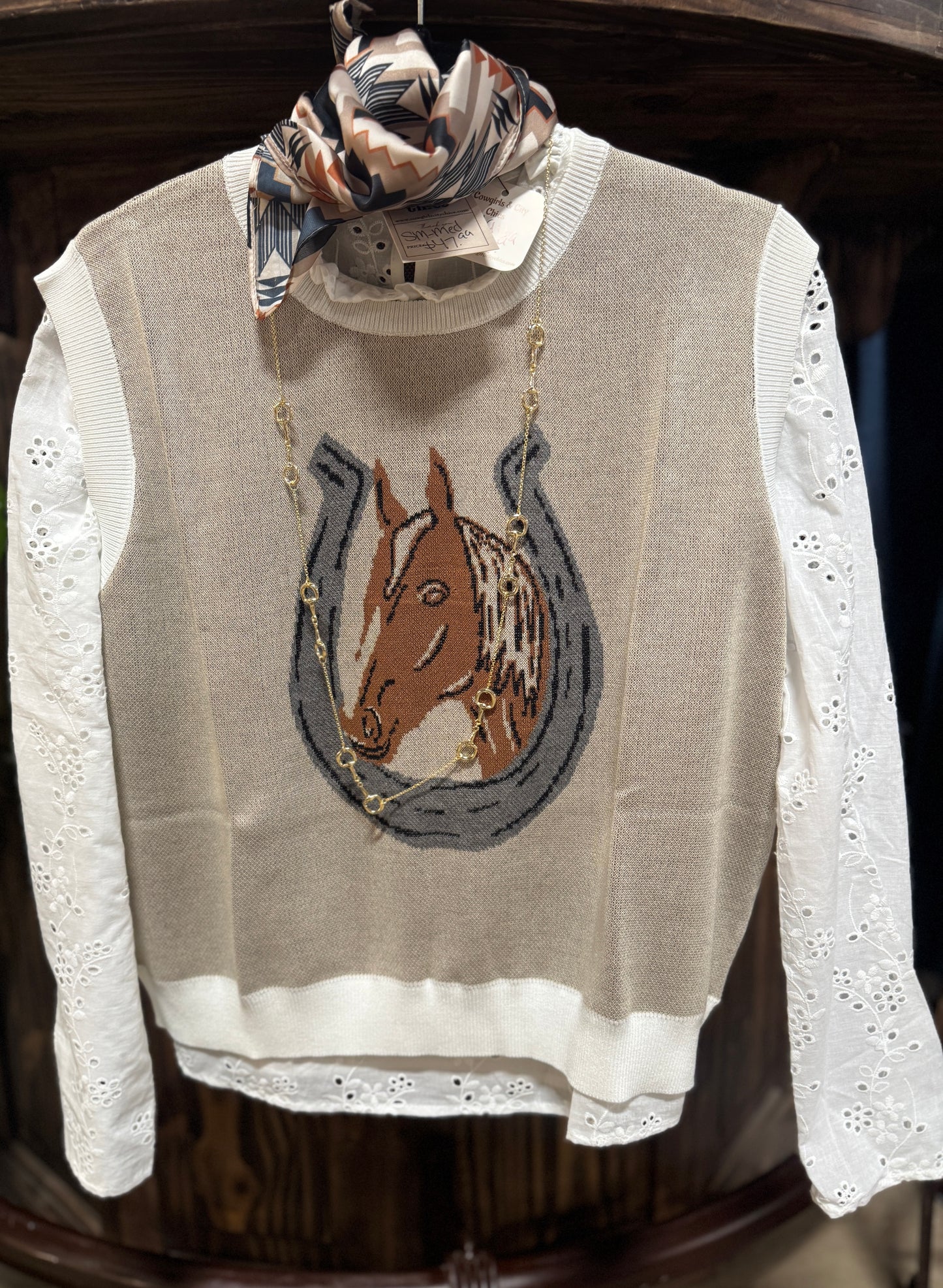 {Stable} Light Weight Knit Sweater Vest