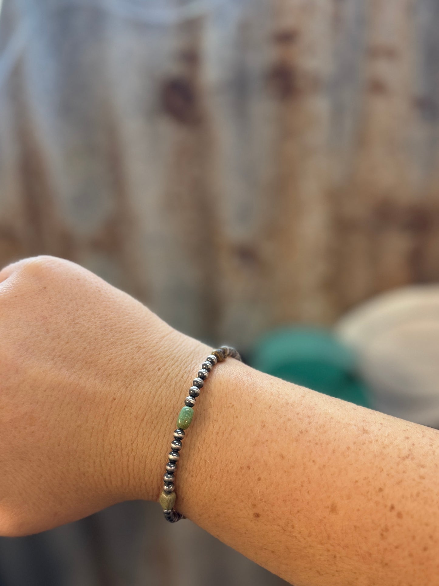Kingman & Pearl Bracelet