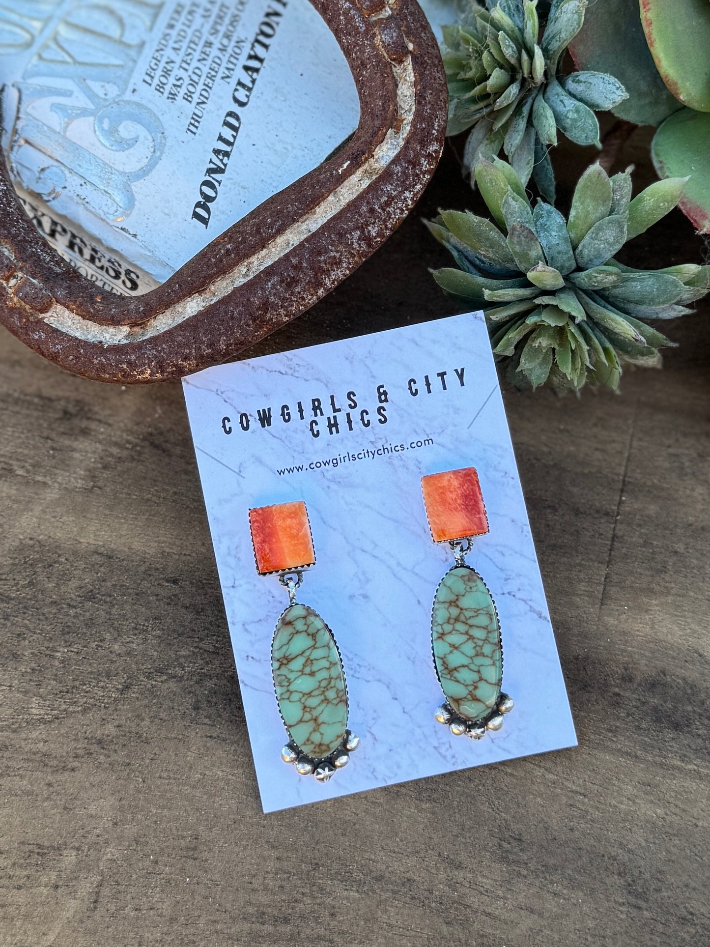 Spiny & Kingman {Alexa} Earring