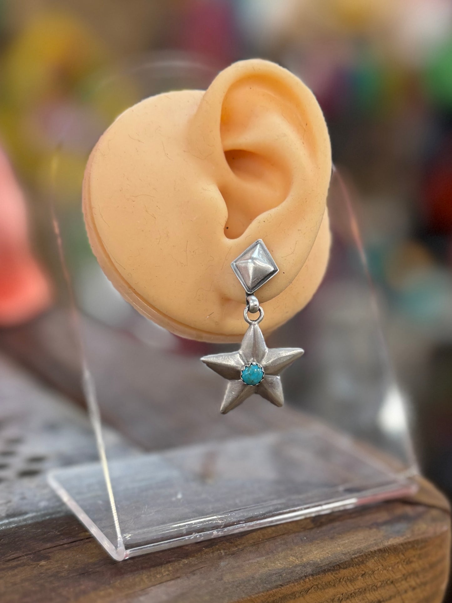 Sterling Star Post Earrings