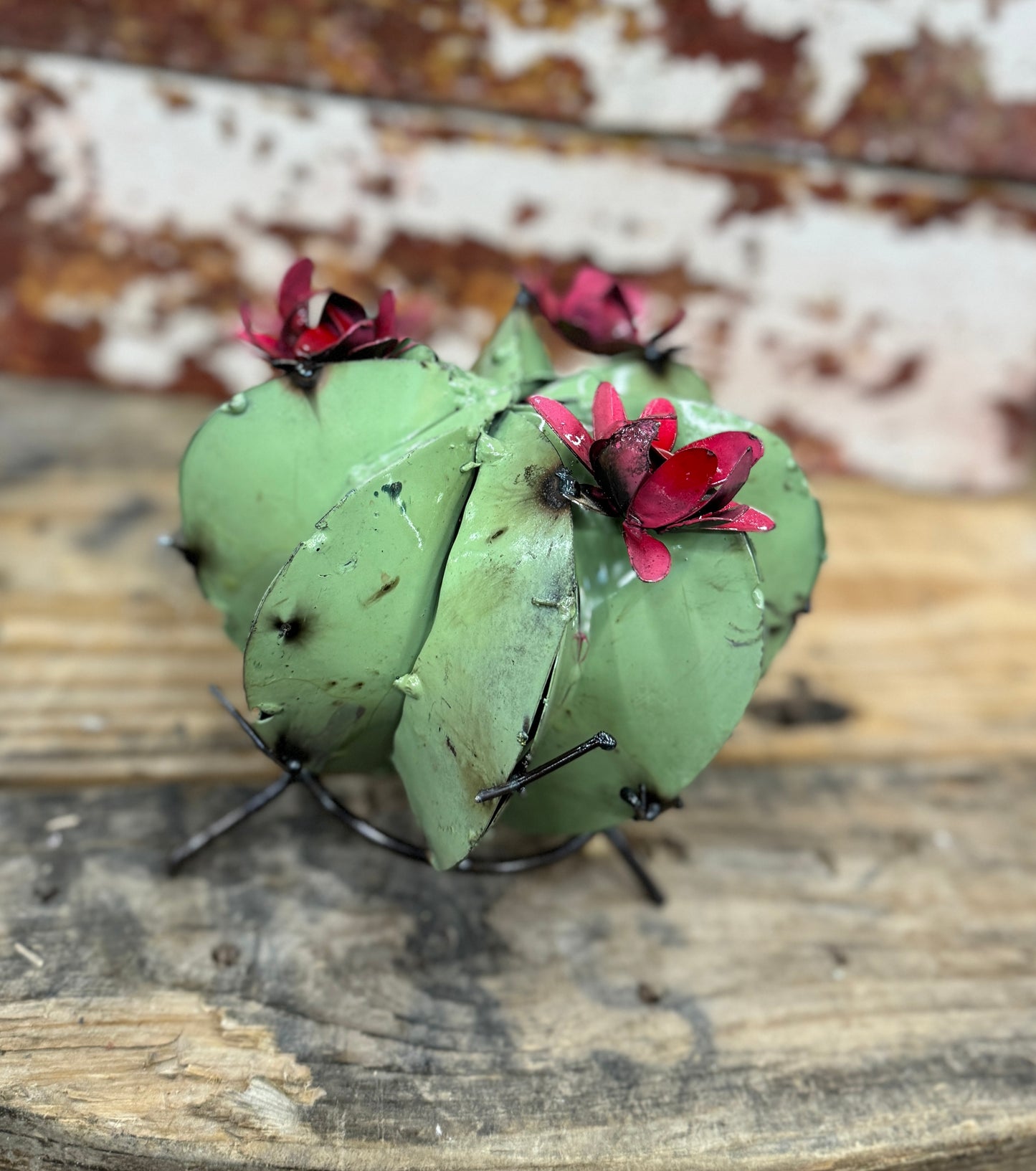 Mini Metal Cactus Blossom