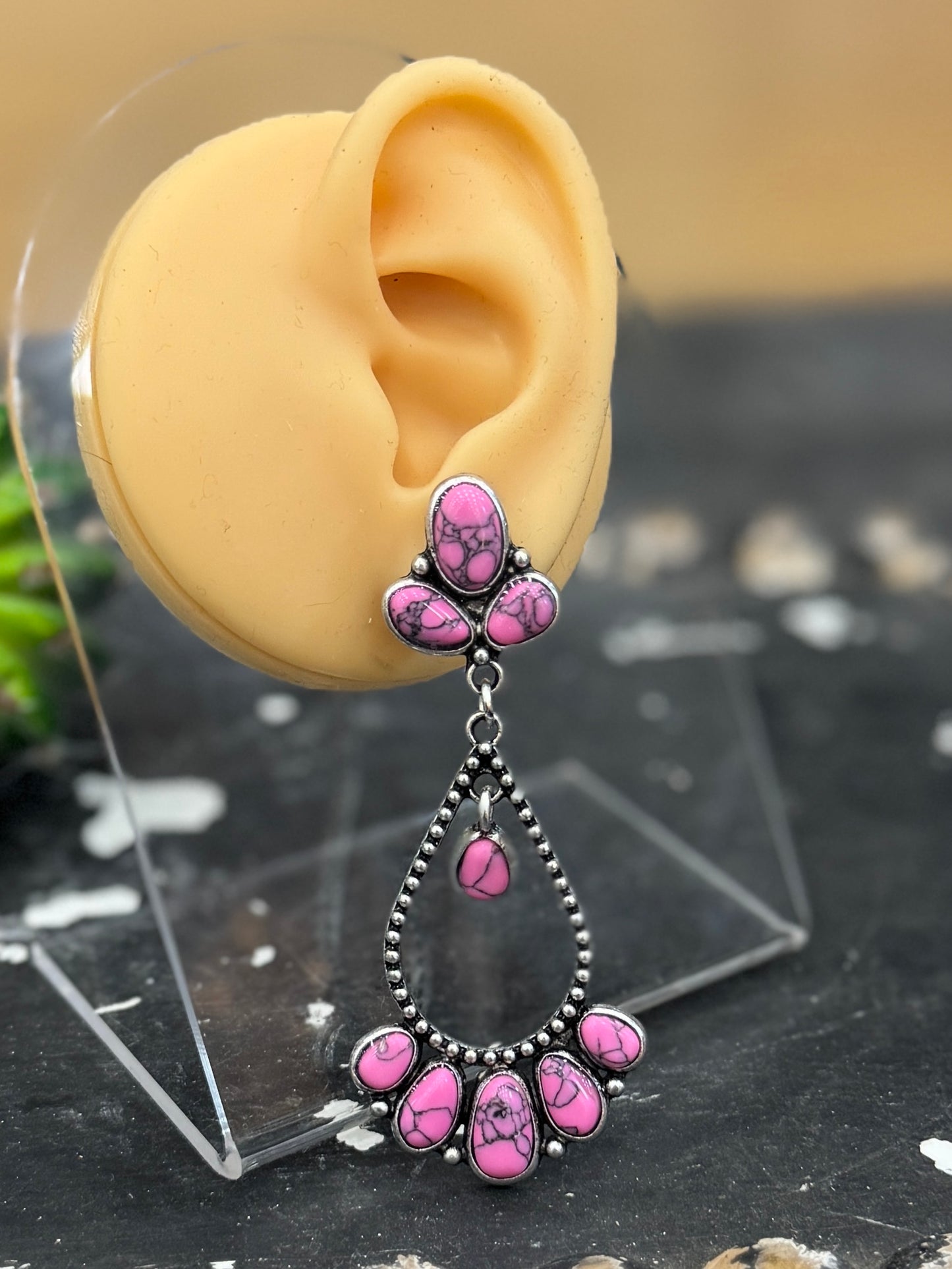 Chandelier {Pink} Earrings