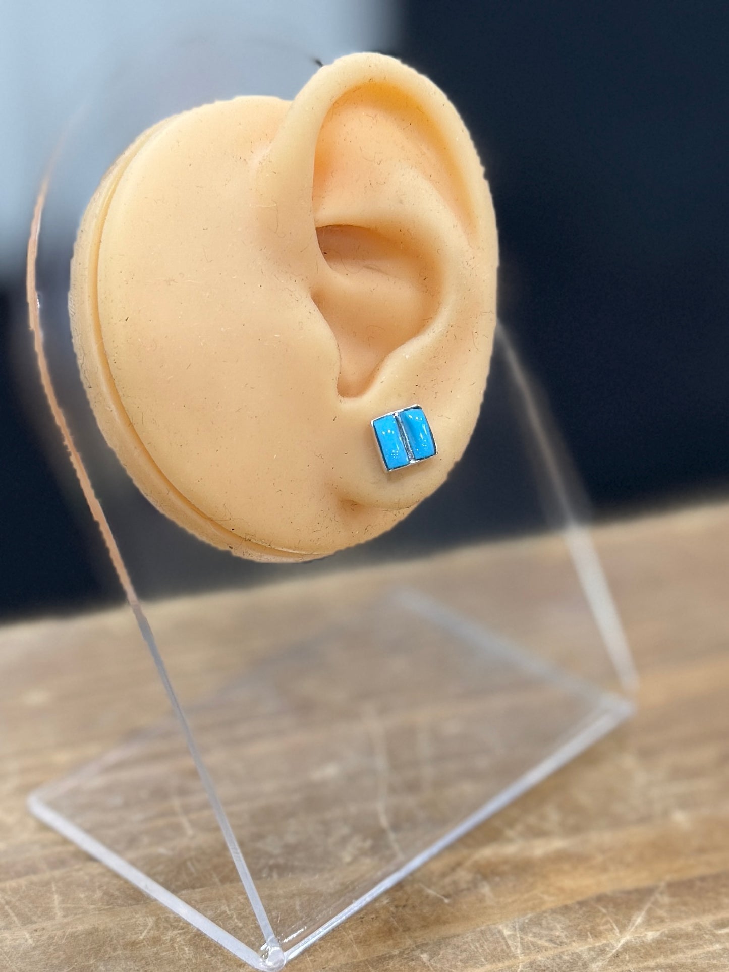 Zuni Square Studs