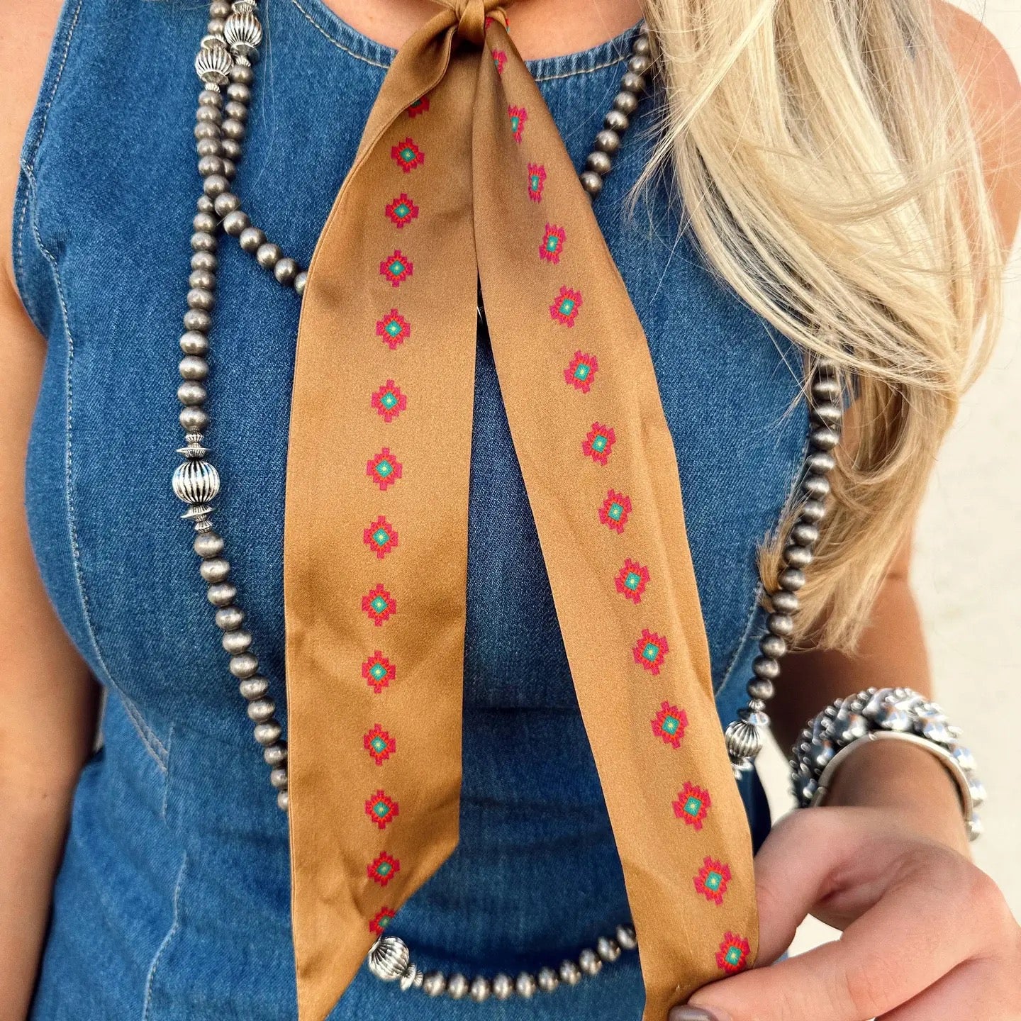 Tan Twilly Aztec Design