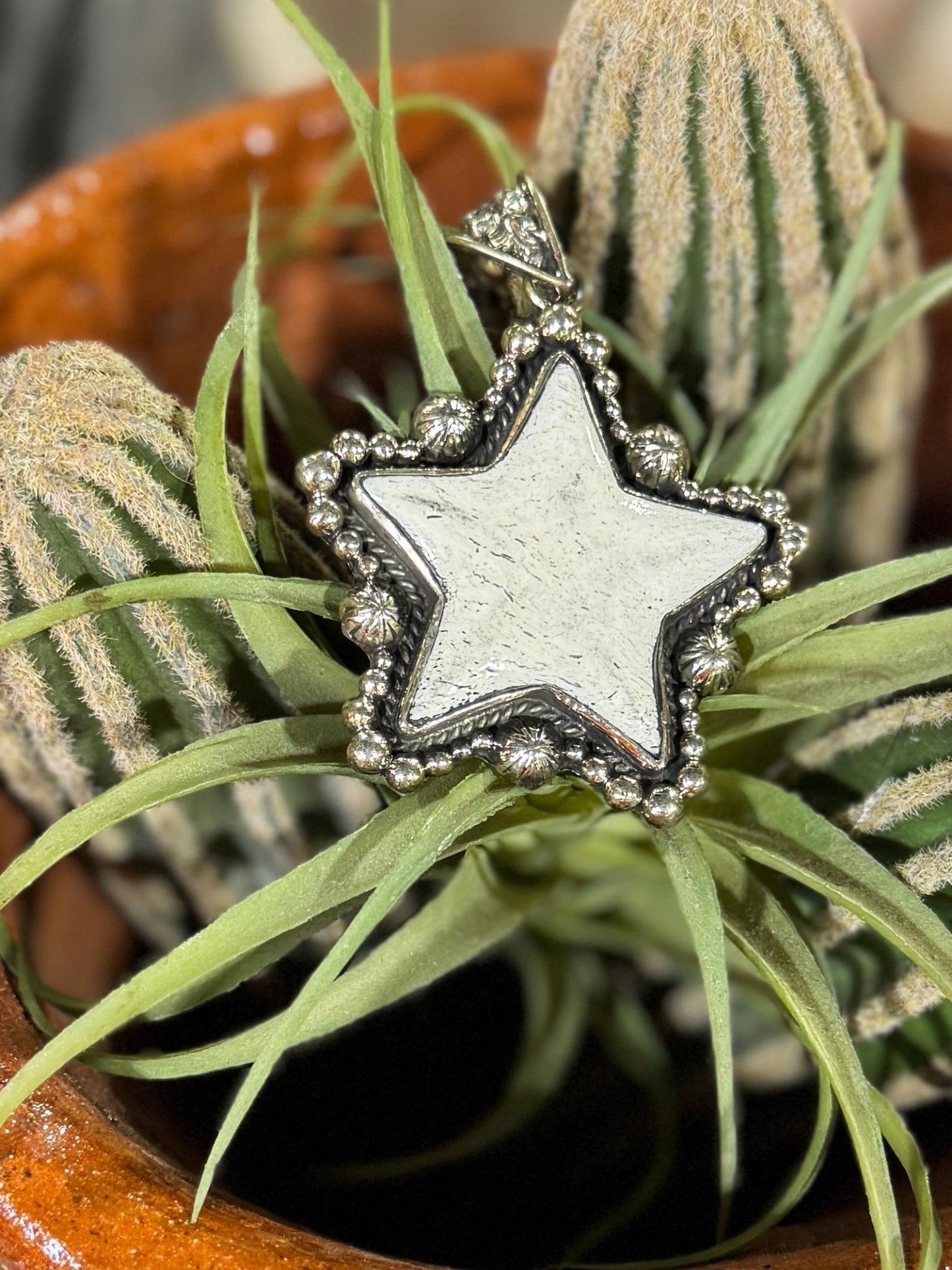 Bone Star Pendent - Cowgirls & City Chics