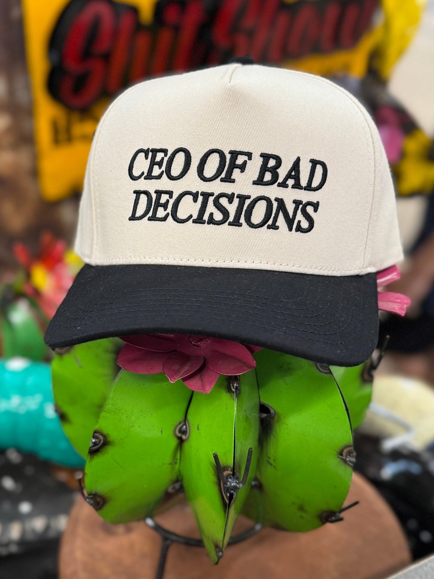 CEO Of Bad Decisions Cap - Cowgirls & City Chics