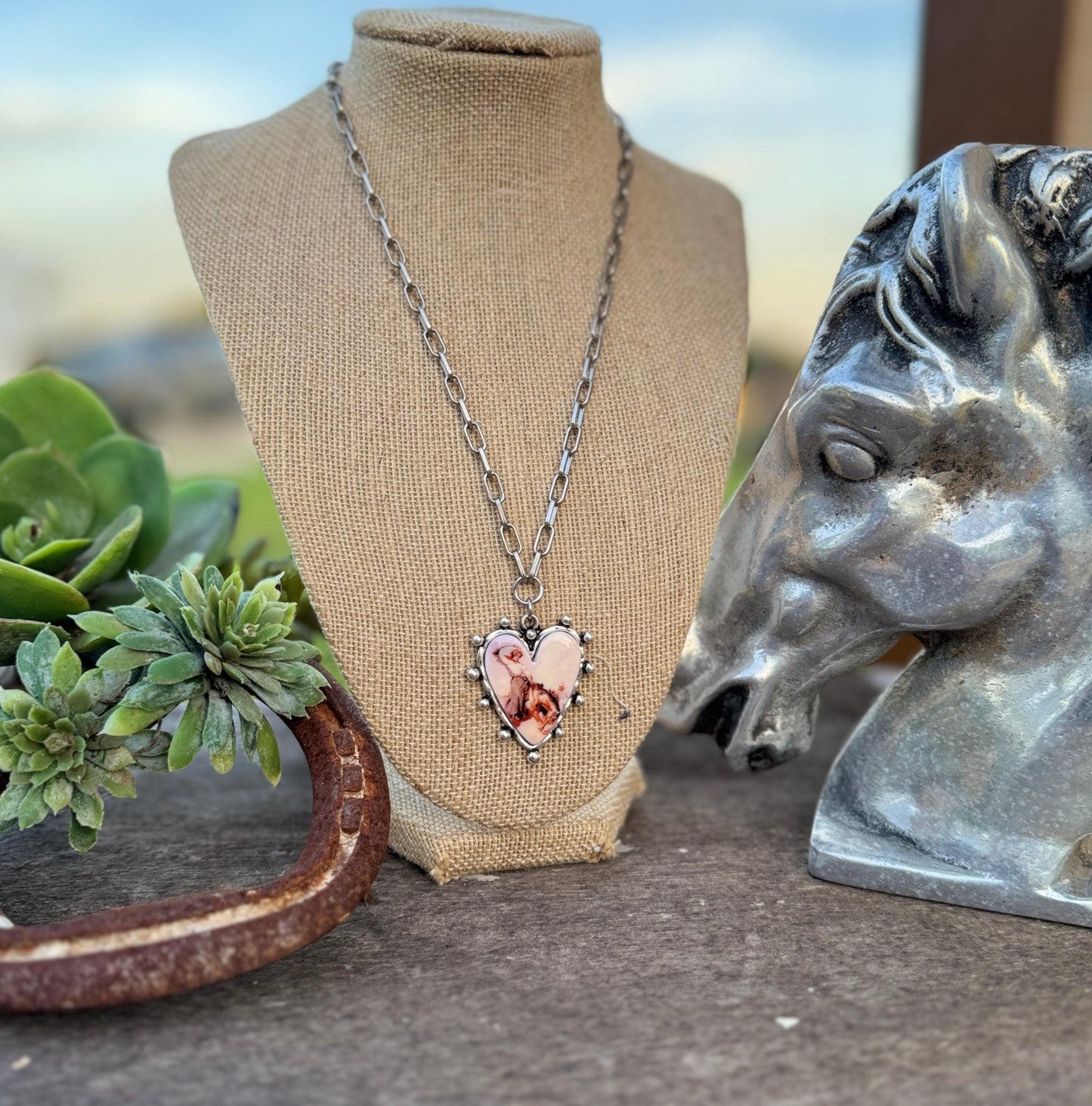 Cowgirl Heart Necklace - Cowgirls & City Chics