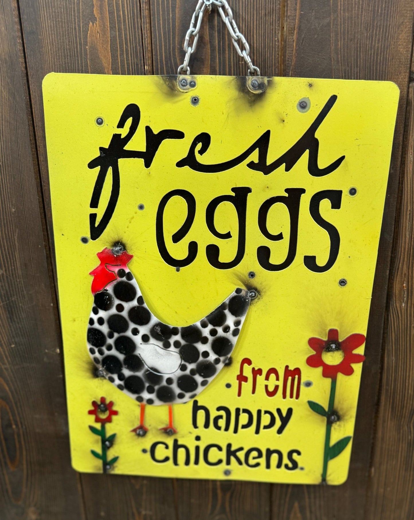 Fresh Eggs Sign - Cowgirls & City Chics