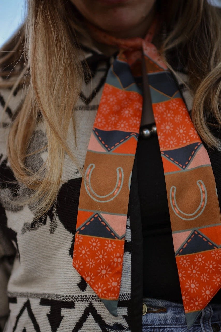 Frontier Patchwork Twilly - Cowgirls & City Chics