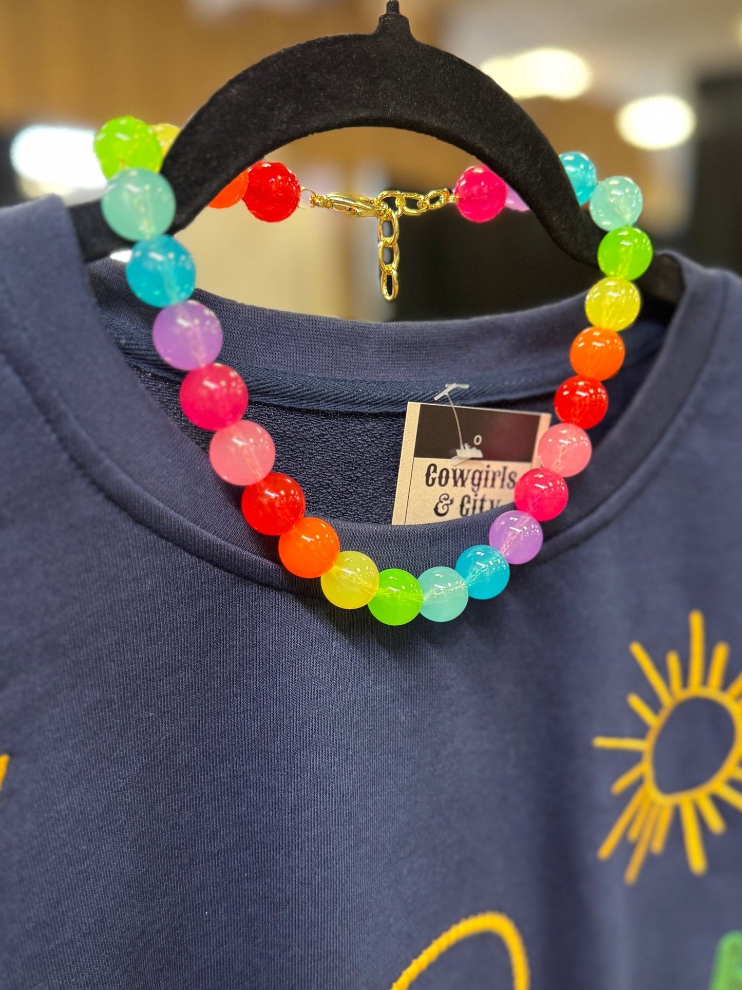 Gumball Multi-Color Necklace - Cowgirls & City Chics