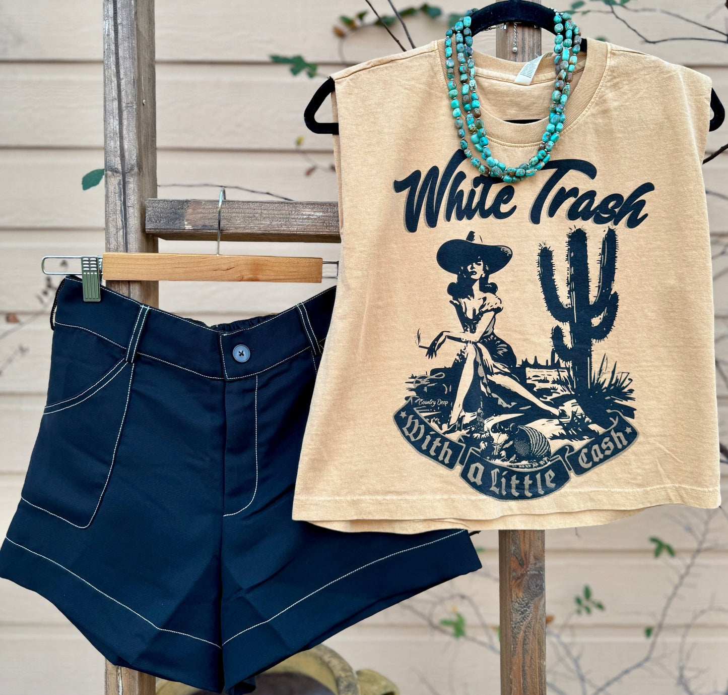 {High Roller} Black Shorts - Cowgirls & City Chics