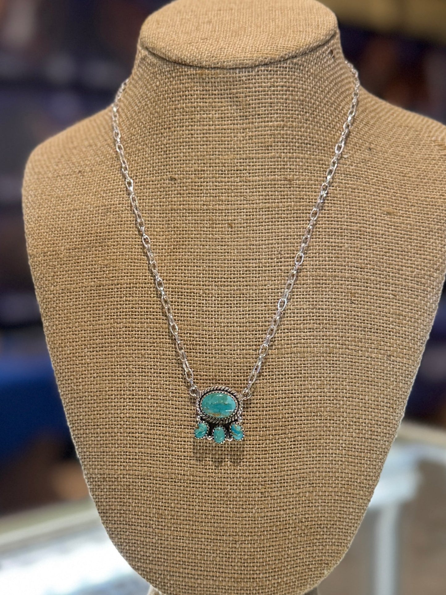 Kingman Cluster Necklace - Cowgirls & City Chics