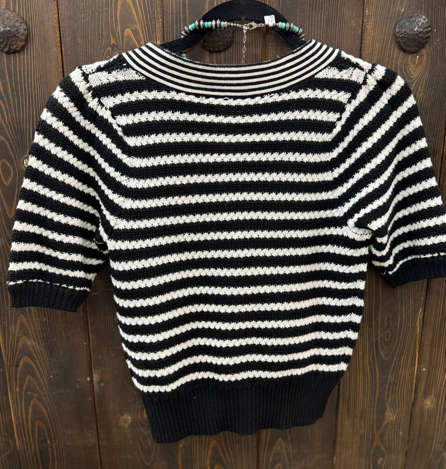 Knit Stripe Bow Top - Cowgirls & City Chics